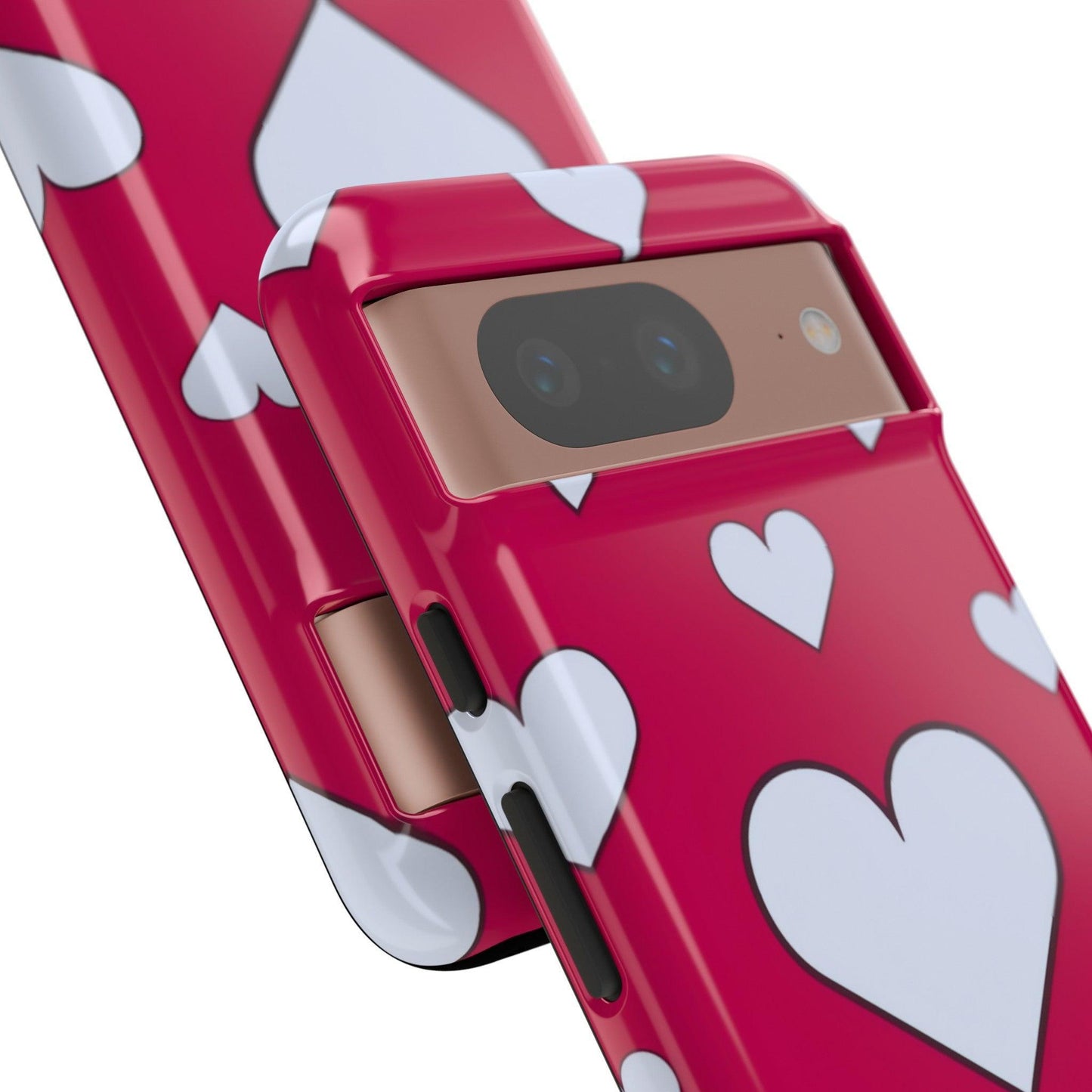 Tough Phone Case :" Eclectic Elegance Phone Case Collection" ( Hearts patterns)