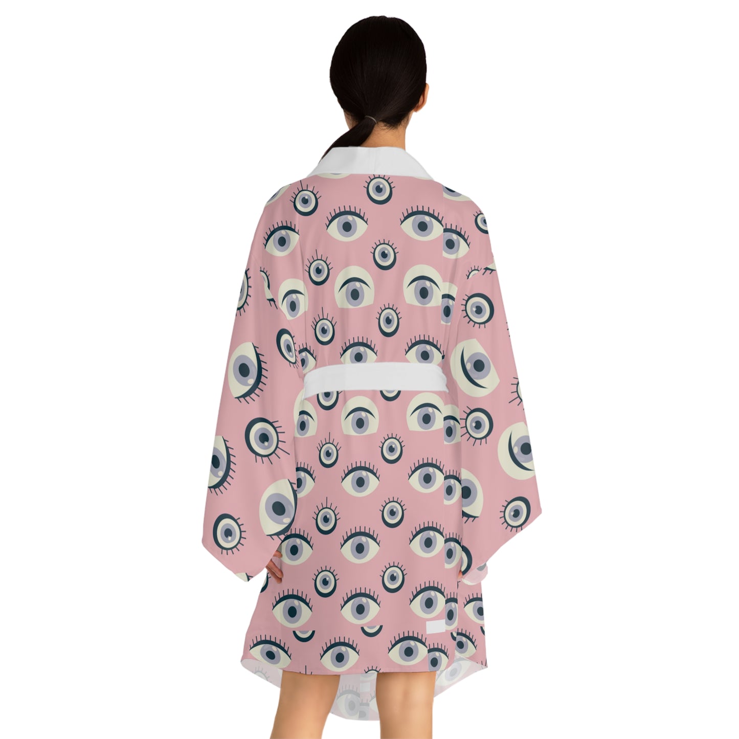 Long Sleeve Kimono Robe (AOP)