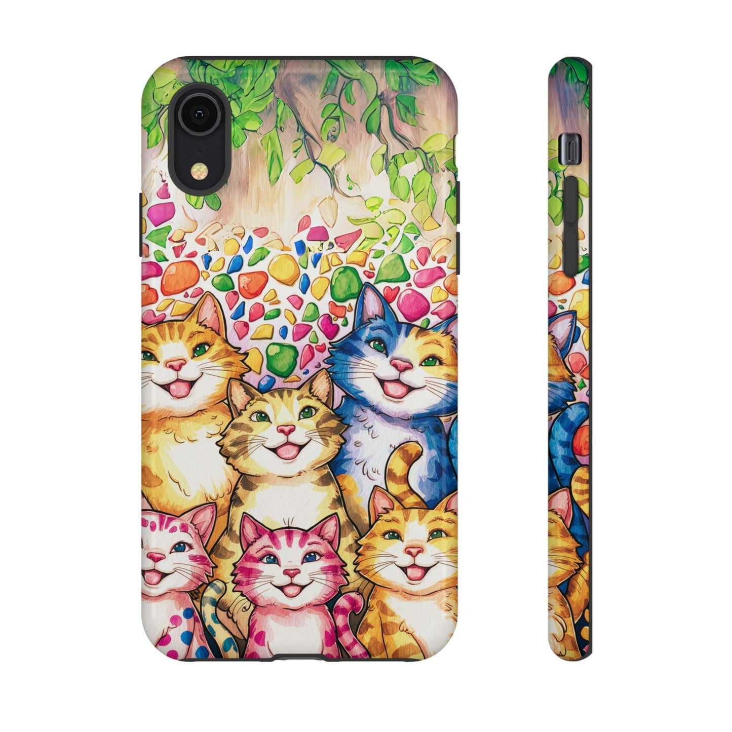 Cat Lovers Collection Tough Cellphone Case - Cosmic Creations by Karen