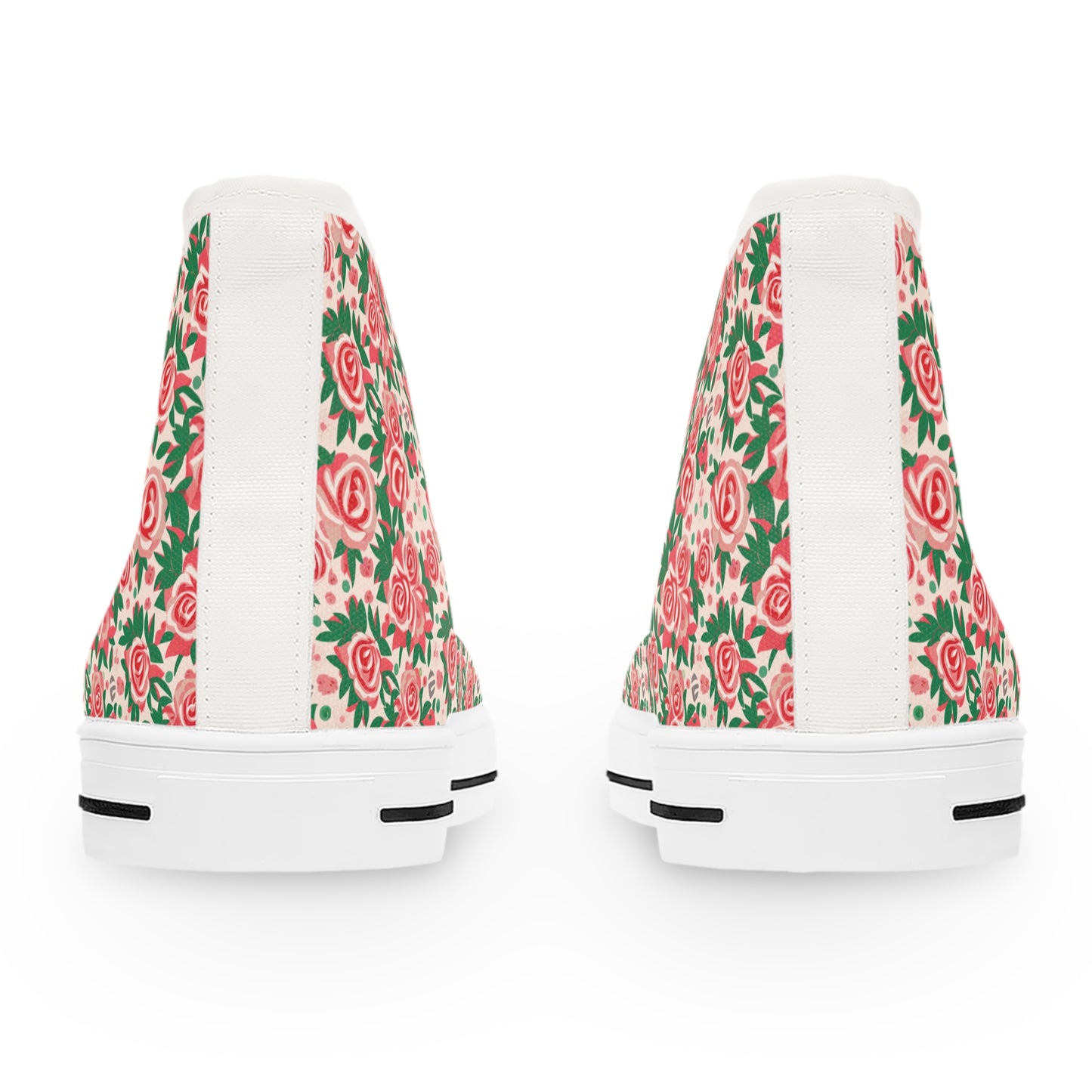 Awesome Roses Design High Top Sneakers