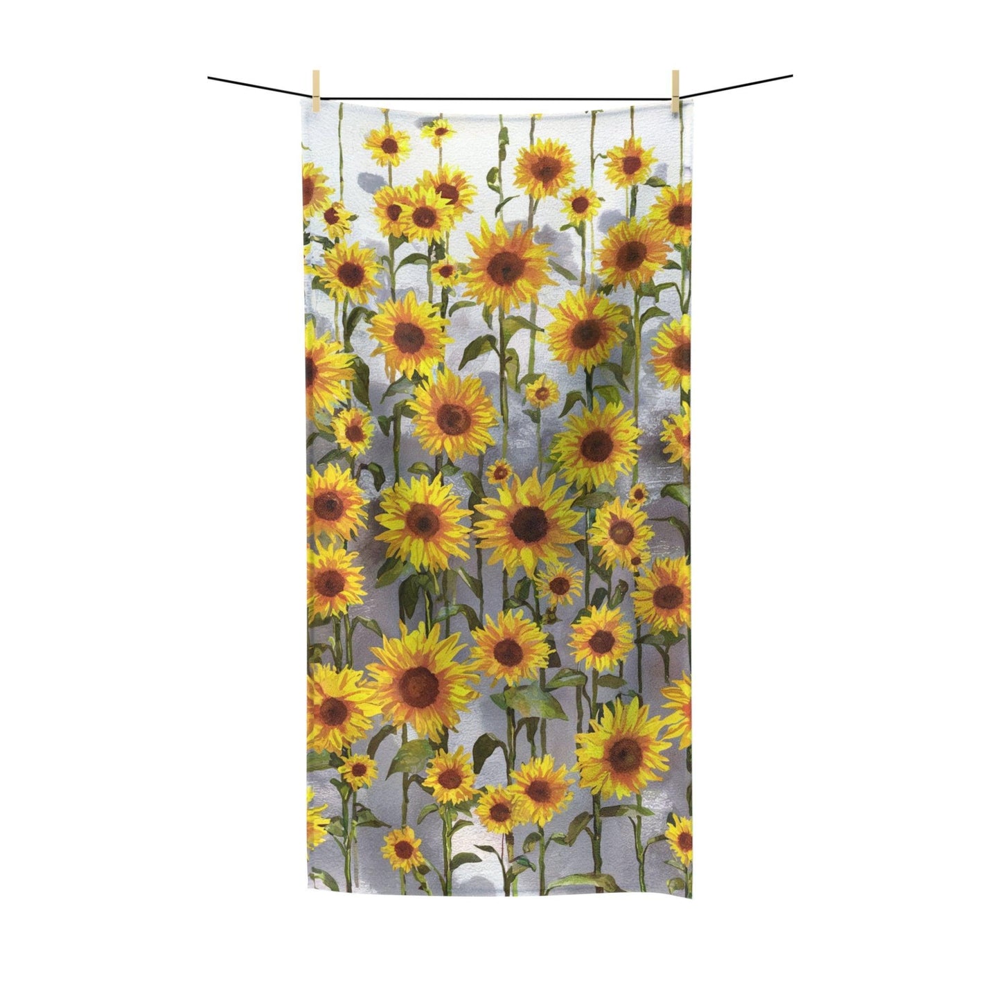 "Sunflower Polycotton Towel"