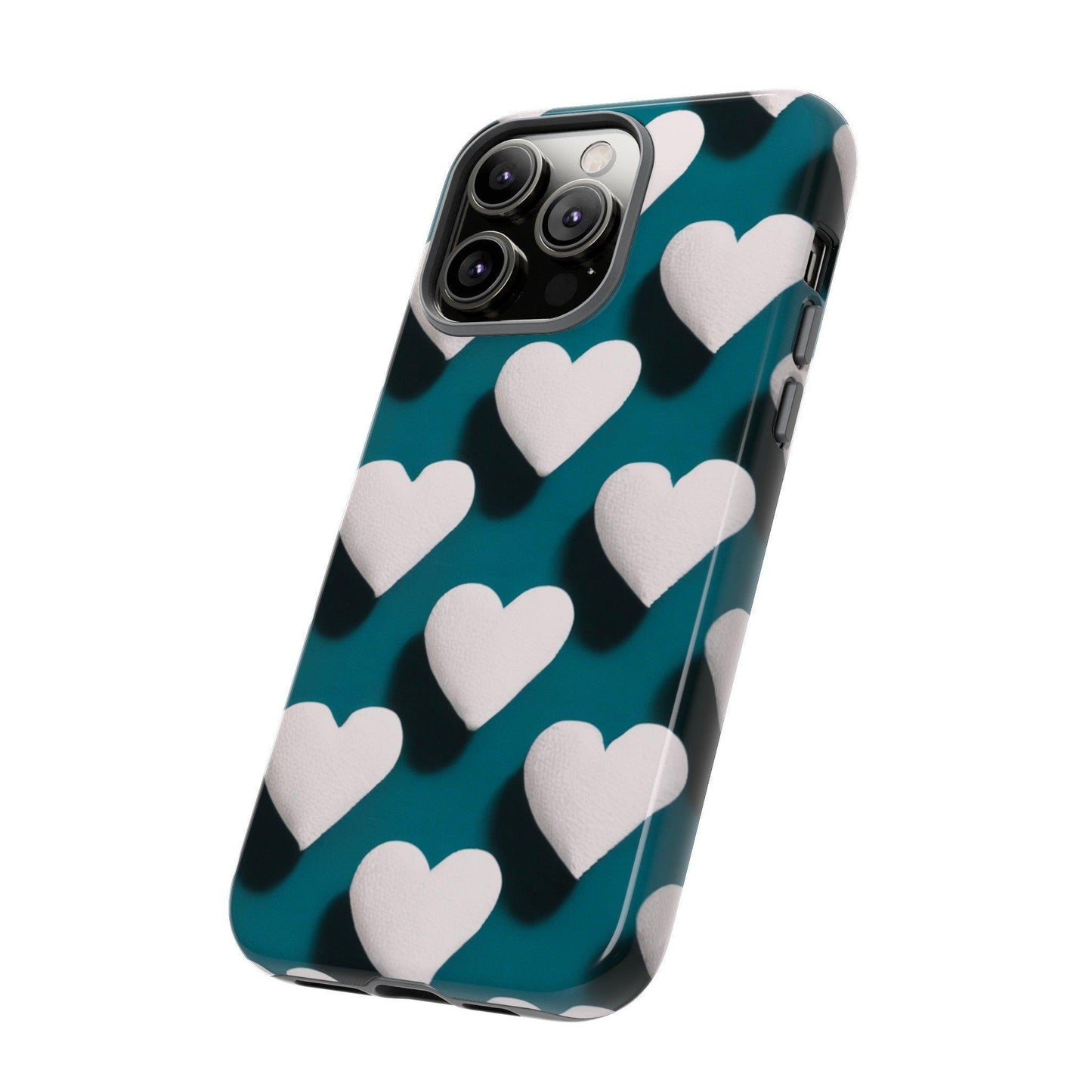 Tough Phone Case :" Eclectic Elegance Phone Case Collection" ( Hearts patterns)