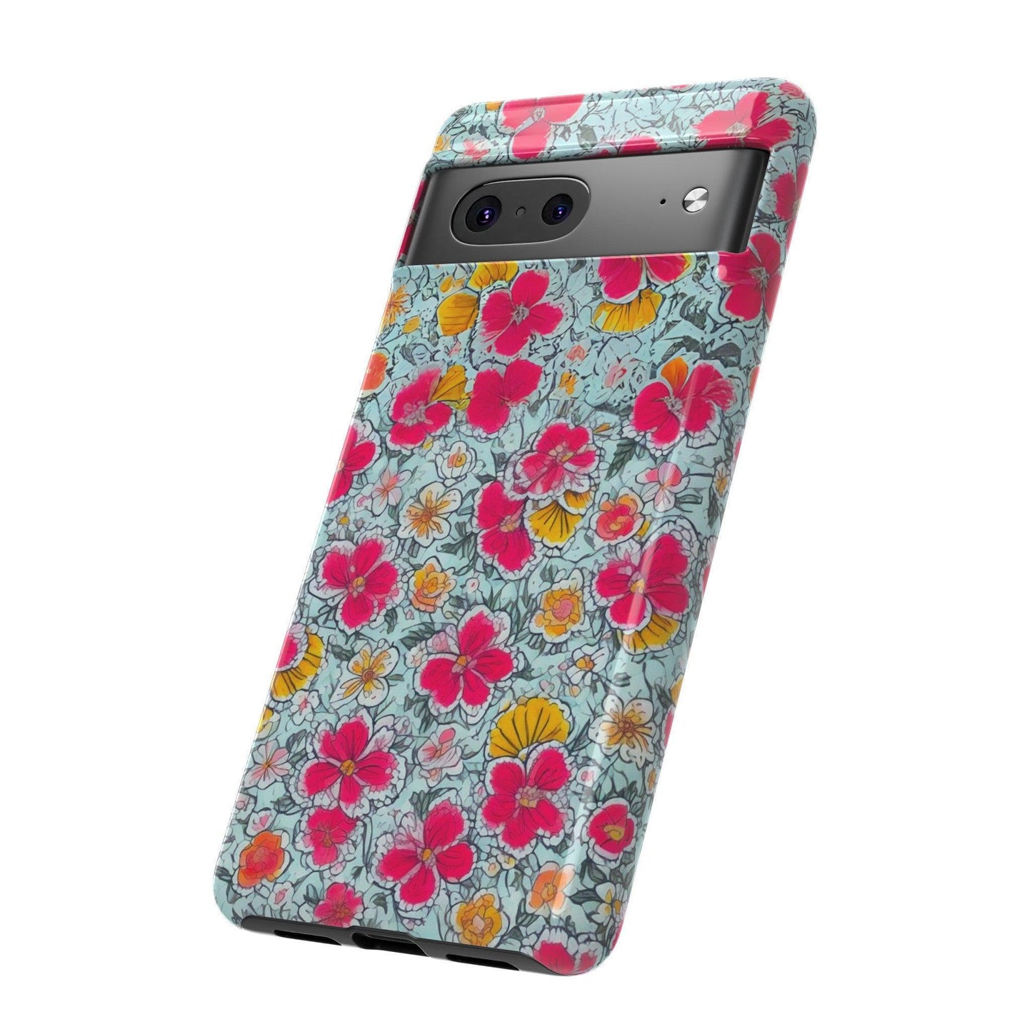 Tough Cellphone Case :" Eclectic Elegance Phone Case Collection" ( Floral patterns)