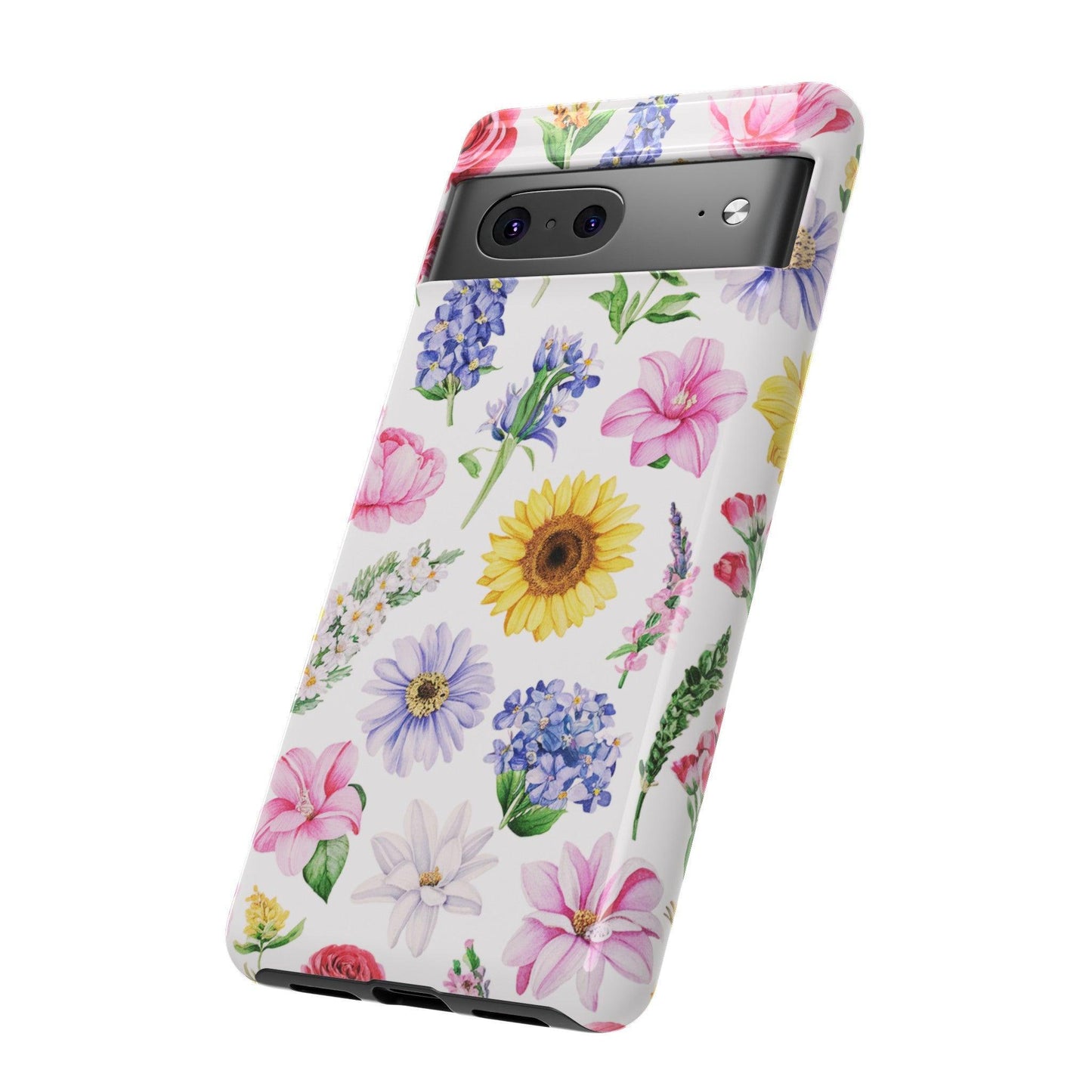 Tough Cellphone Case :" Eclectic Elegance Phone Case Collection" ( Floral patterns)