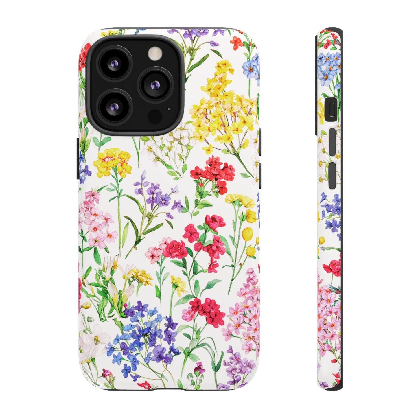 Tough Cellphone Case :" Eclectic Elegance Phone Case Collection" ( Floral patterns)