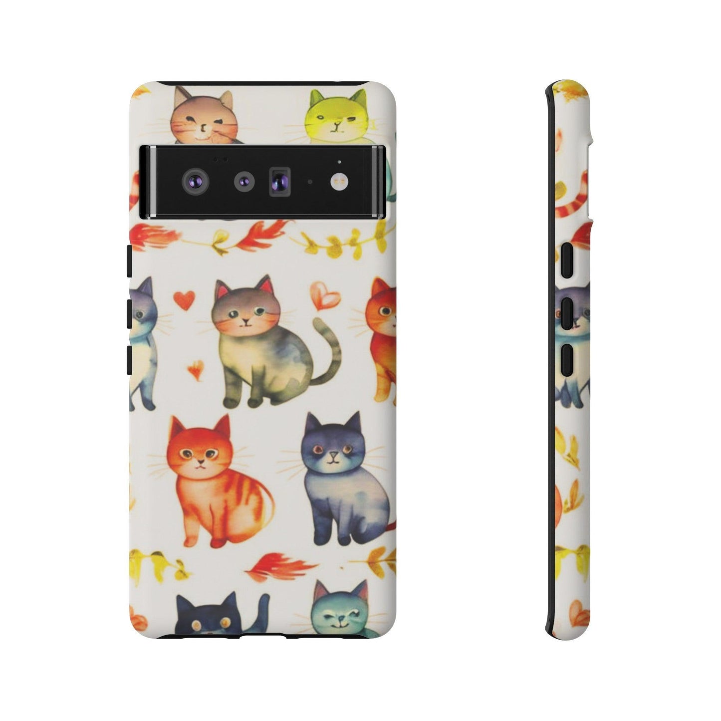 Cat Lovers Collection Tough Cellphone Case - Cosmic Creations by Karen