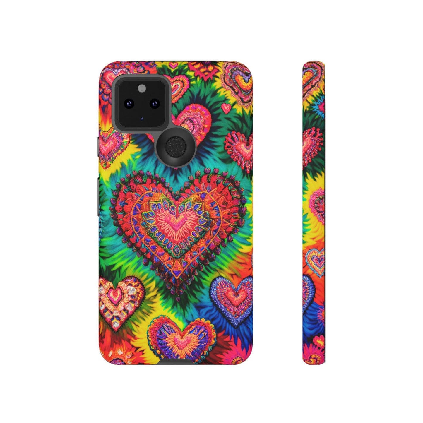 Tough Phone Case :" Eclectic Elegance Phone Case Collection" ( Hearts patterns)