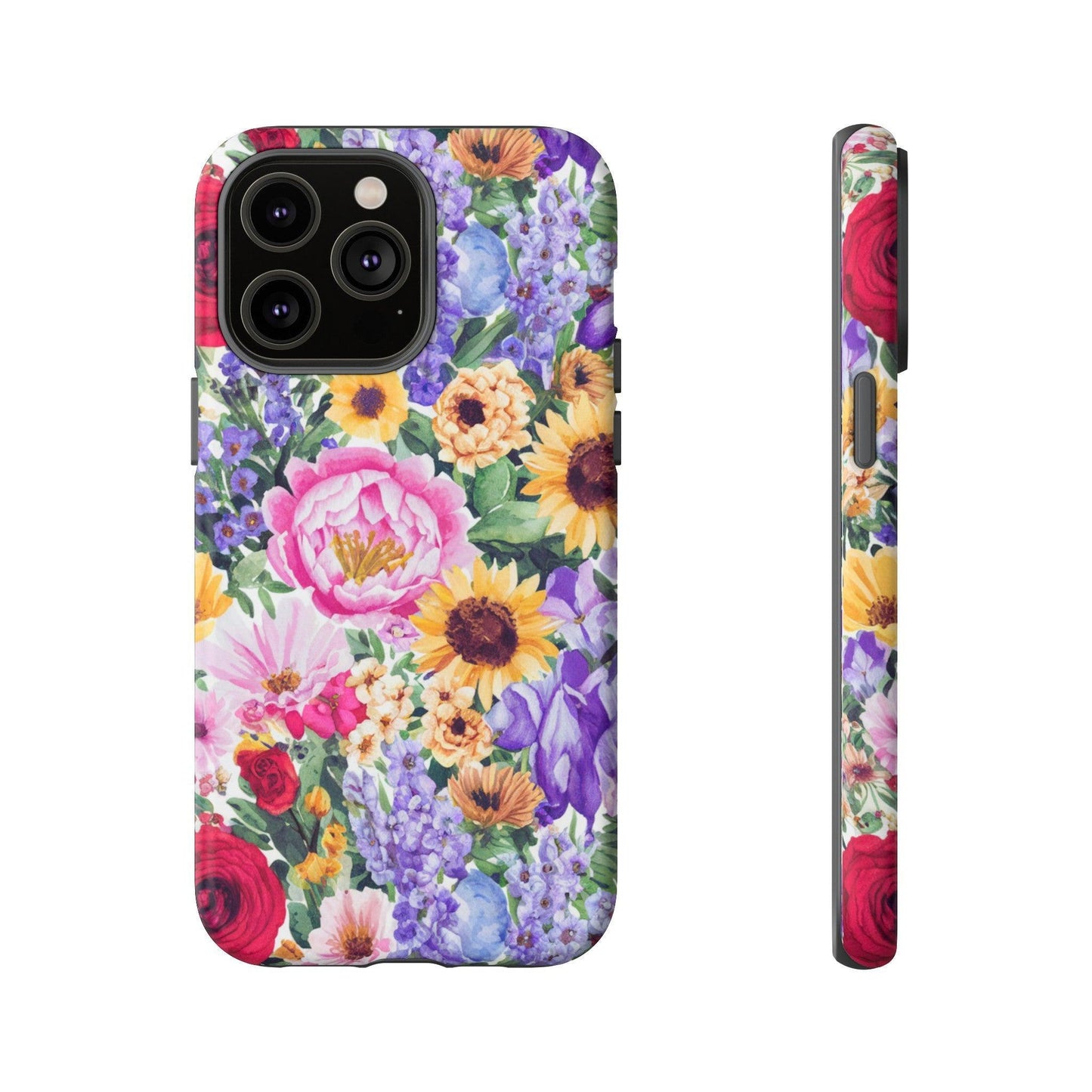 Tough Cellphone Case :" Eclectic Elegance Phone Case Collection" ( Floral patterns)