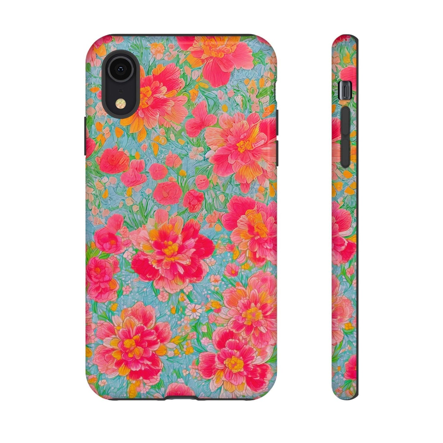 Tough Cellphone Case :" Eclectic Elegance Phone Case Collection" ( Floral patterns)