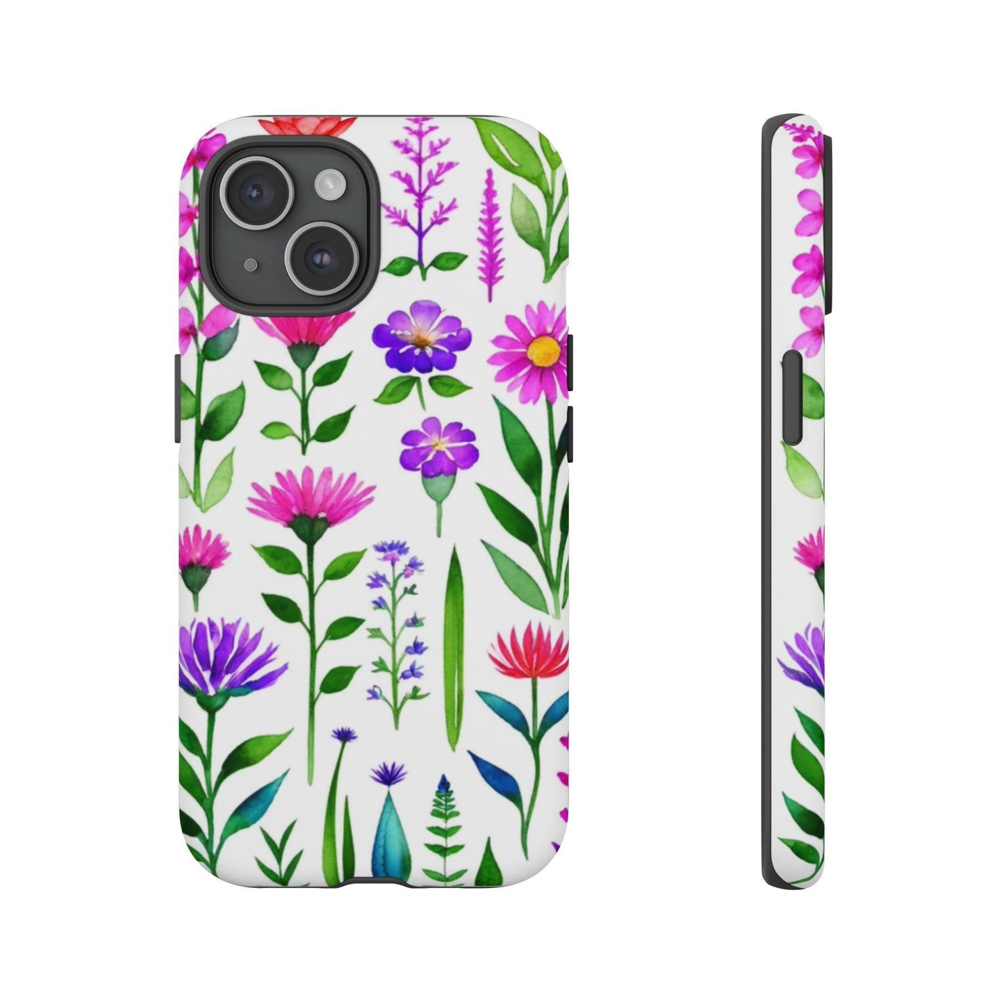 Tough Phone Case :" Eclectic Elegance Phone Case Collection" ( Floral pattern)