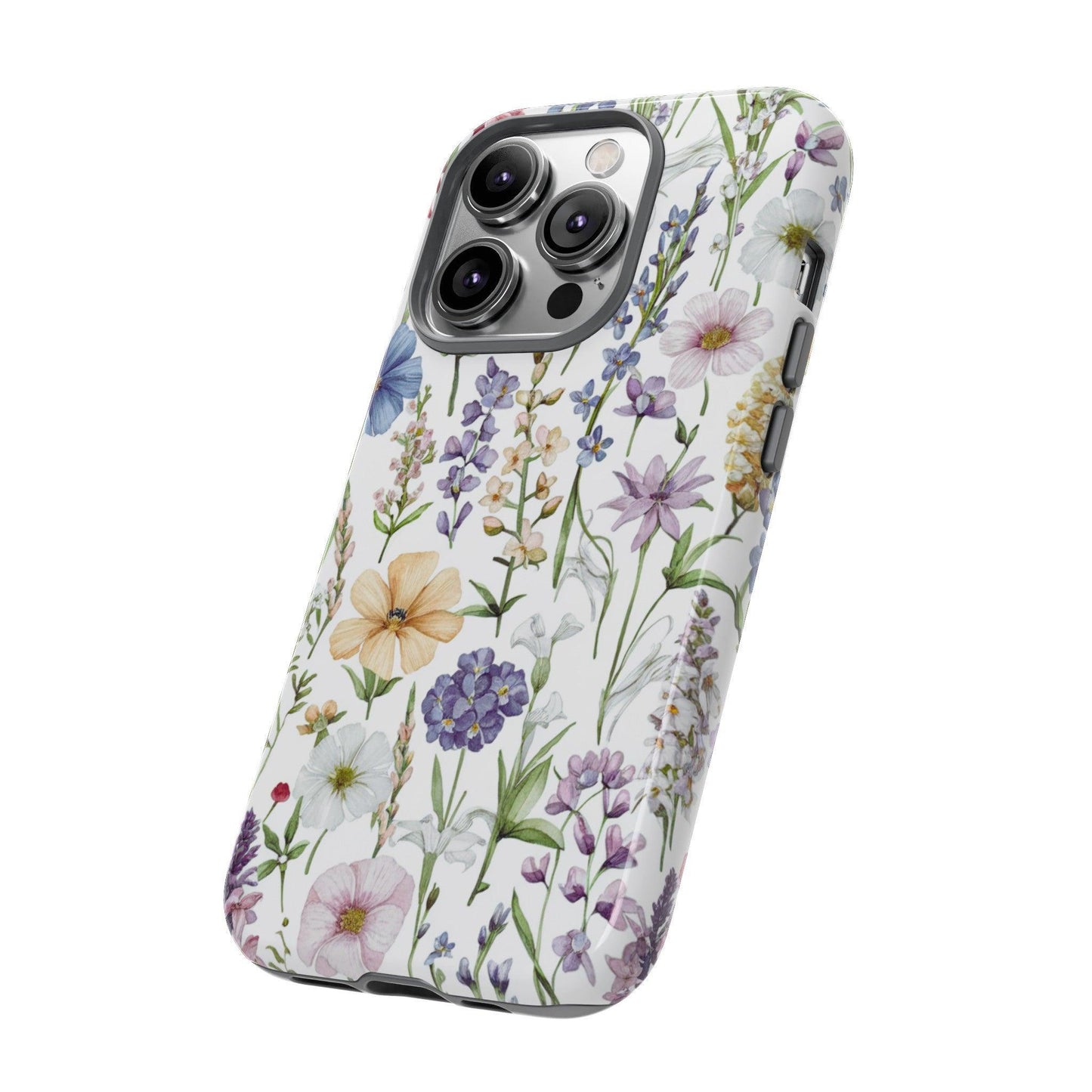 Tough Cellphone Case :" Eclectic Elegance Phone Case Collection" ( Floral patterns)