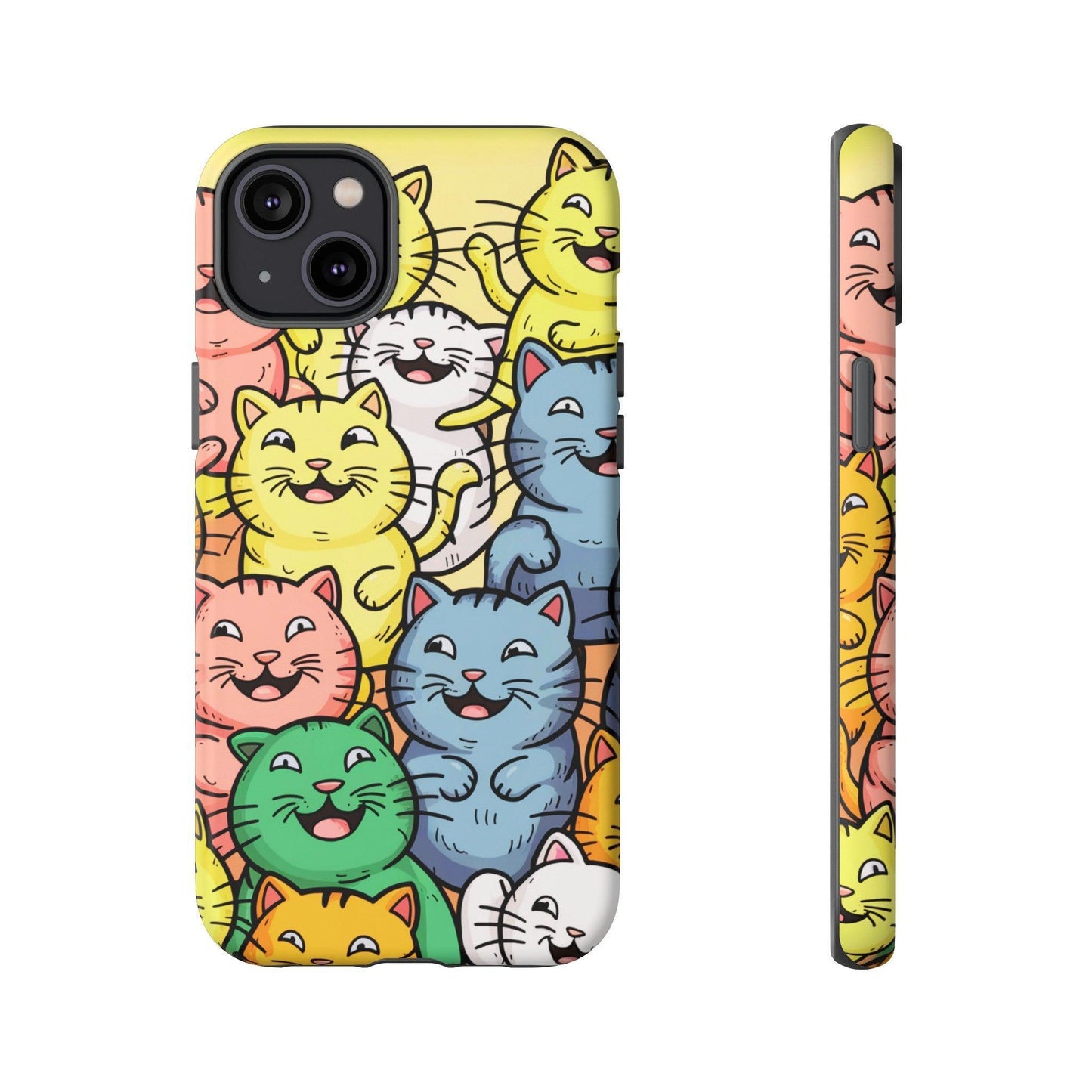 Cat Lovers Collection Tough Cellphone Case - Cosmic Creations by Karen