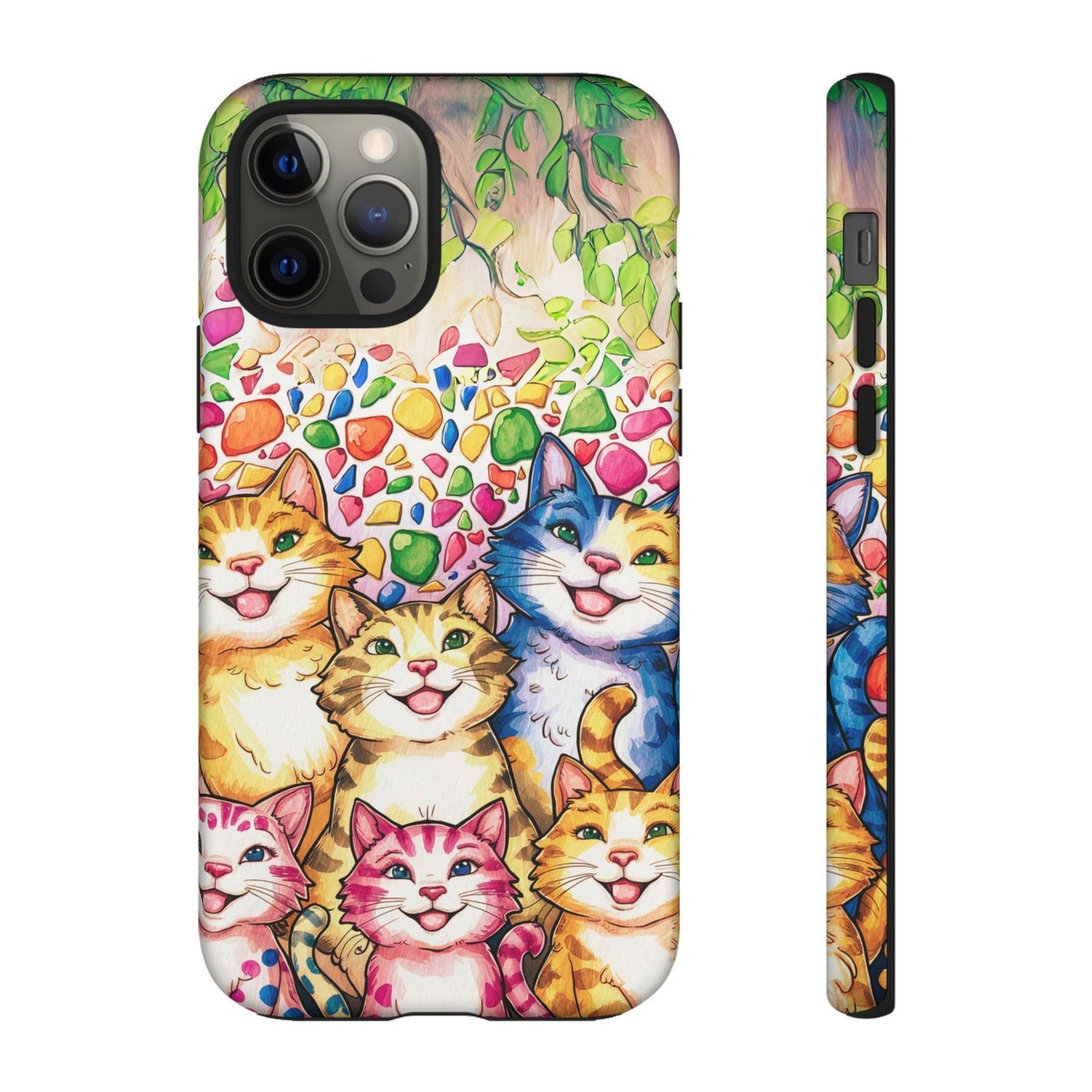 Cat Lovers Collection Tough Cellphone Case - Cosmic Creations by Karen