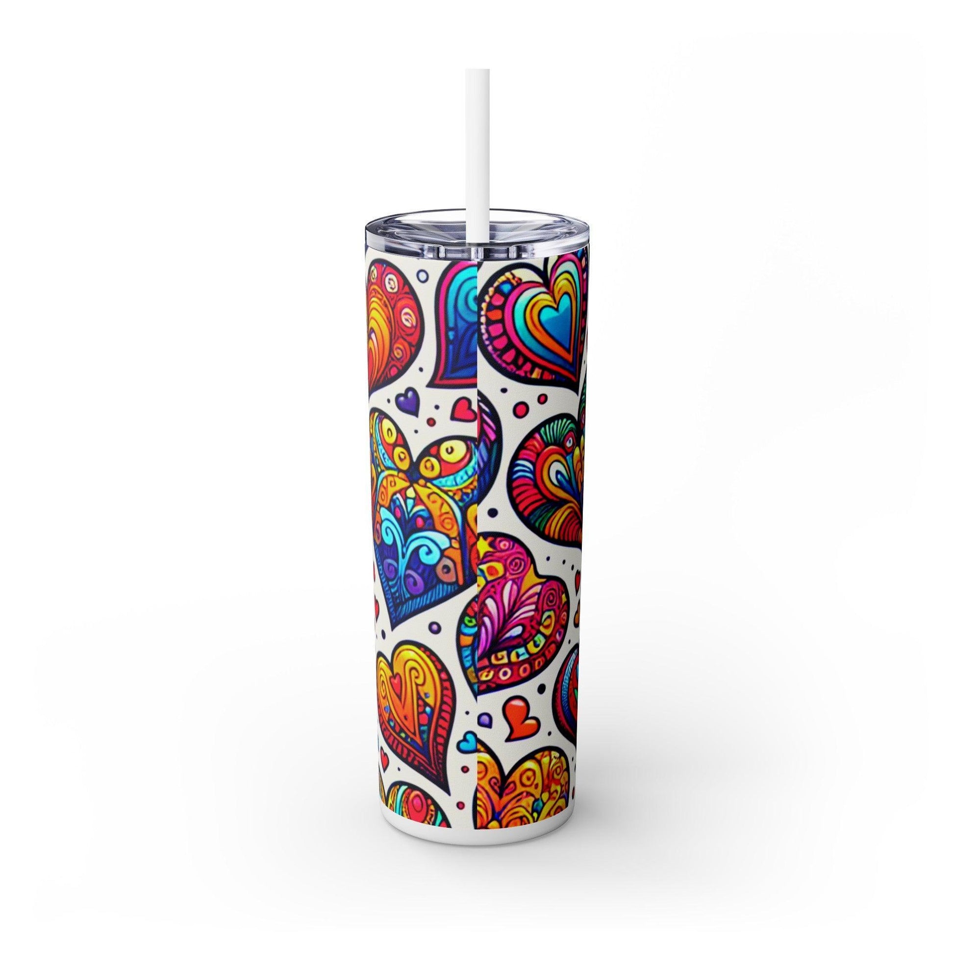 Whimsical Sips Skinny Tumbler Collectionr | Tumblerwith Straw, 20oz | keep your drinks hot for 12h and cold for 24h - Cosmic Creations by Karen