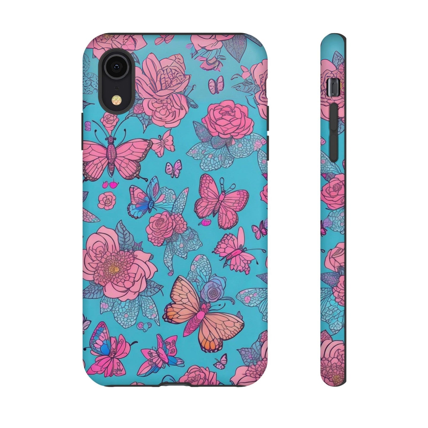 Tough Cellphone Case :" Eclectic Elegance Phone Case Collection" ( Floral patterns)