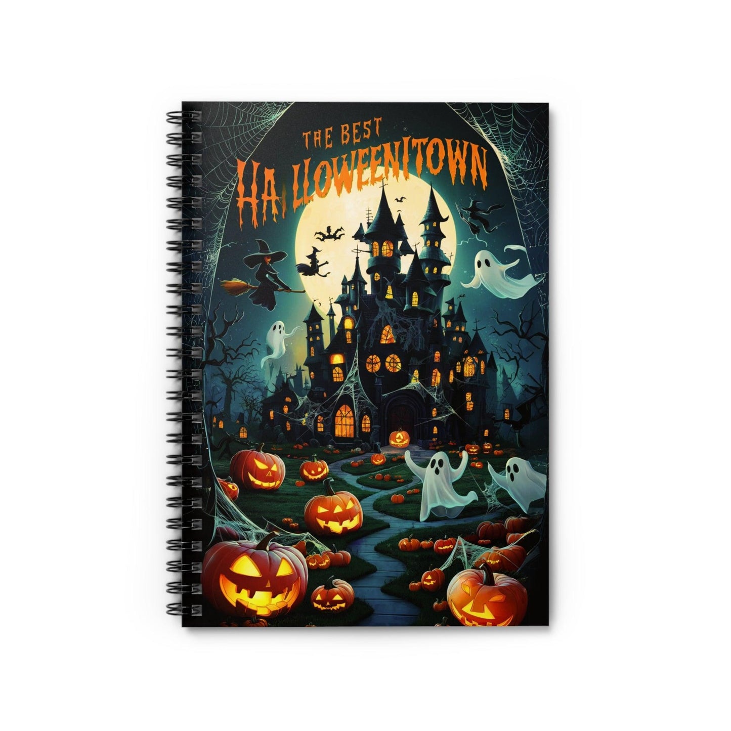 Halloween Town Spiral Notebook - Cosmic Creations by Karen