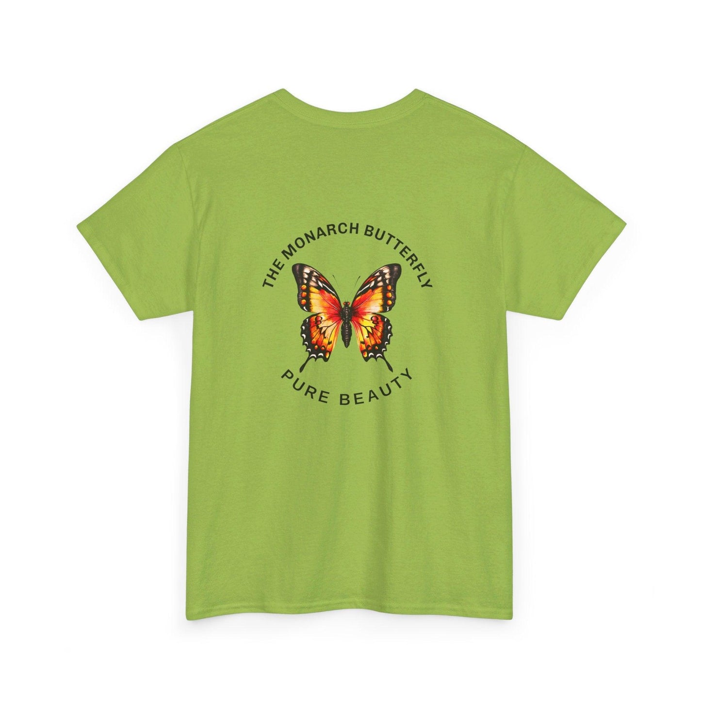 Camiseta unisex de algodón pesado: "La colección Mariposa Monarca"