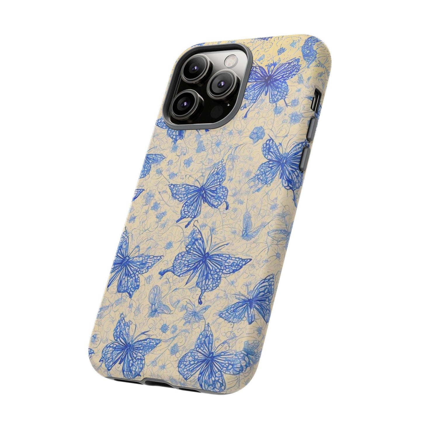 Tough Cellphone Case :" Eclectic Elegance Phone Case Collection" ( Butterflies patterns)