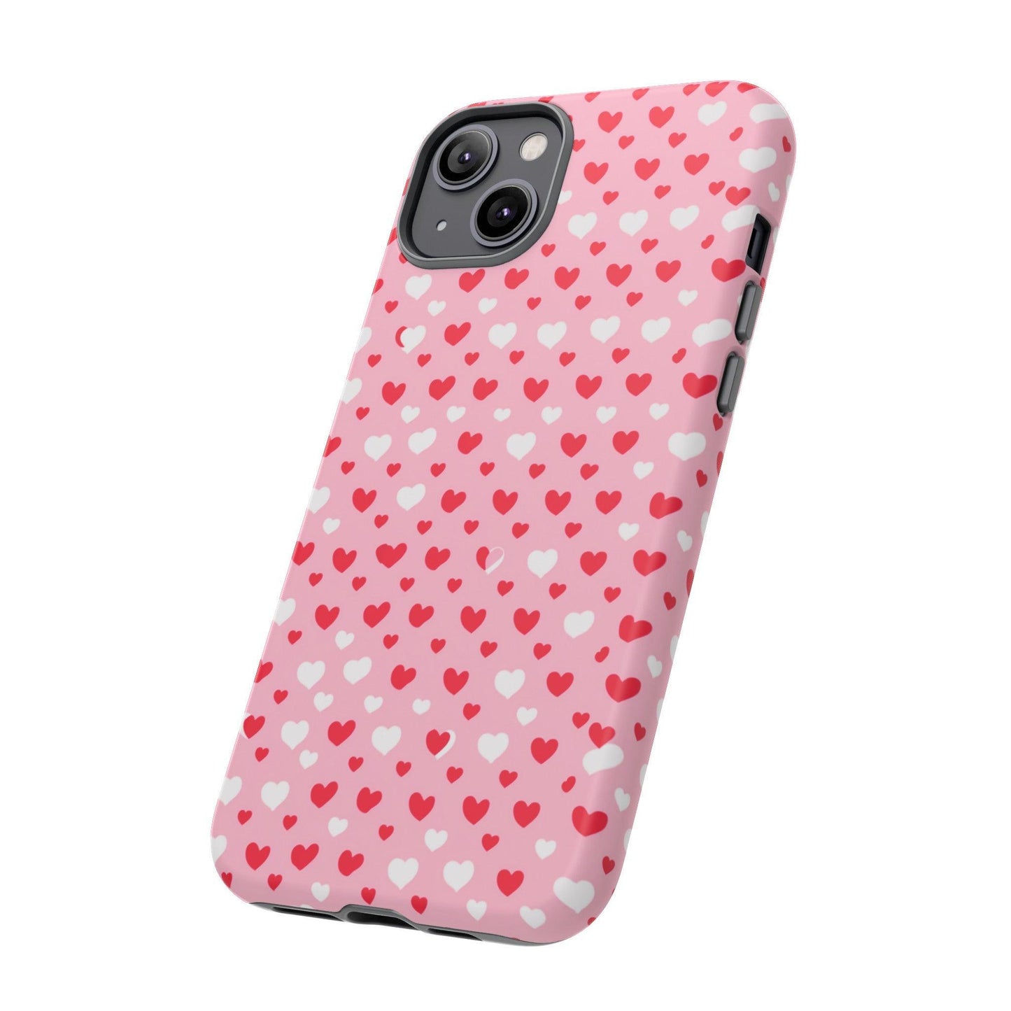 Tough Phone Case :" Eclectic Elegance Phone Case Collection" ( Hearts patterns)