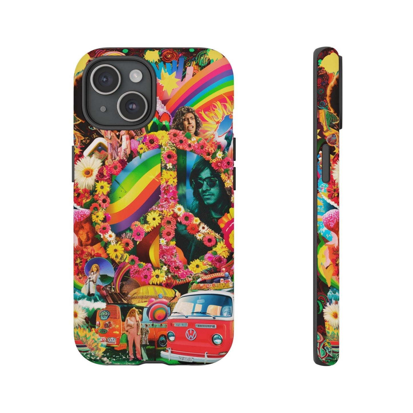 Tough Phone Case :" Eclectic Elegance Phone Case Collection" ( Hippie Style patterns)