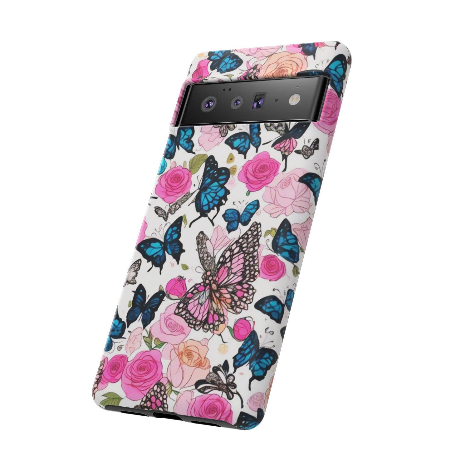 Tough Cellphone Case :" Eclectic Elegance Phone Case Collection" ( Floral patterns)