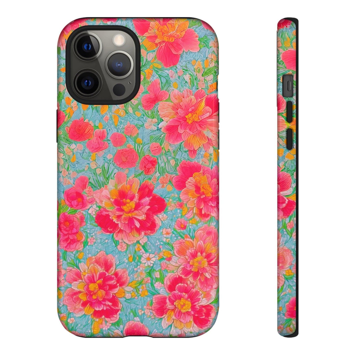 Tough Cellphone Case :" Eclectic Elegance Phone Case Collection" ( Floral patterns)