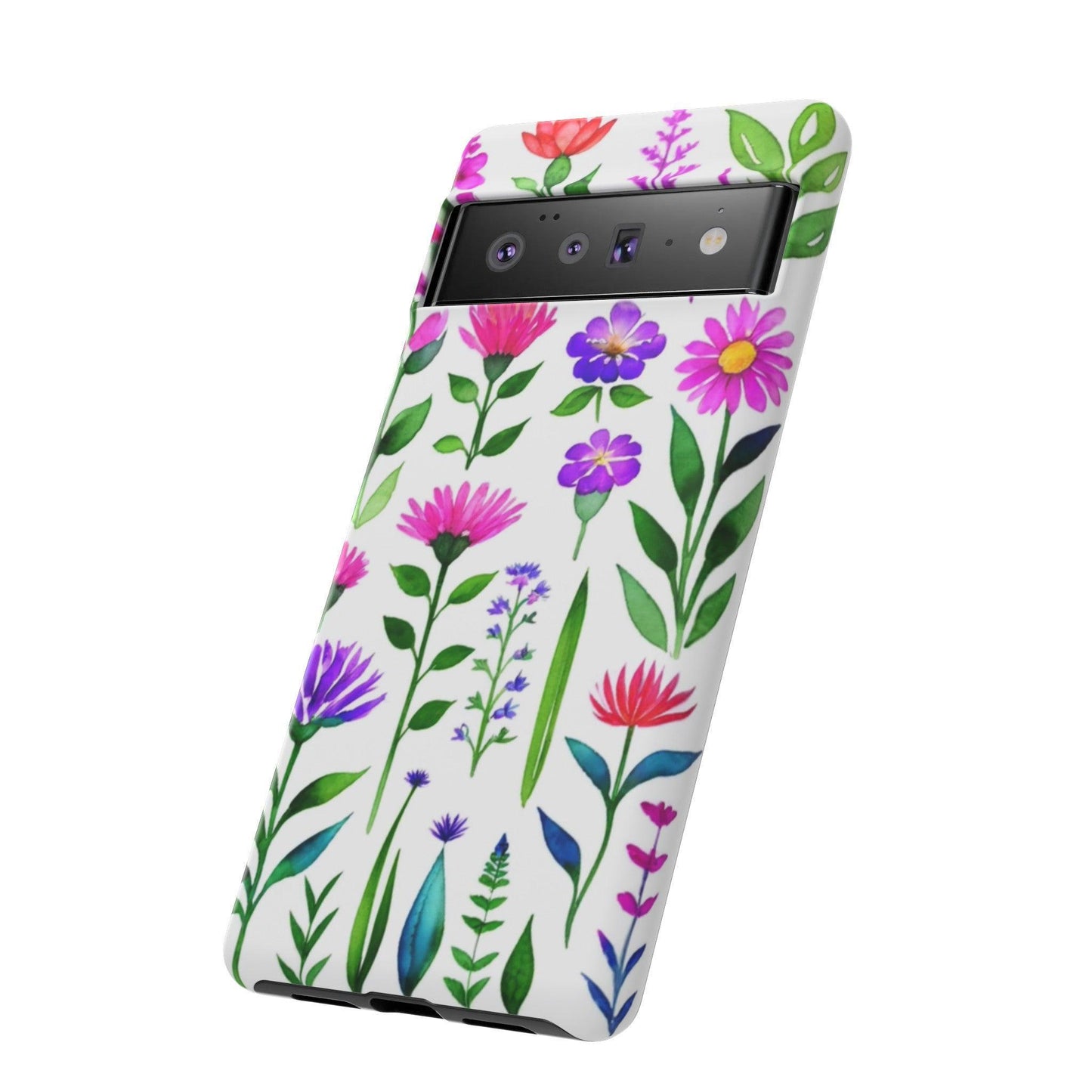 Tough Phone Case :" Eclectic Elegance Phone Case Collection" ( Floral pattern)