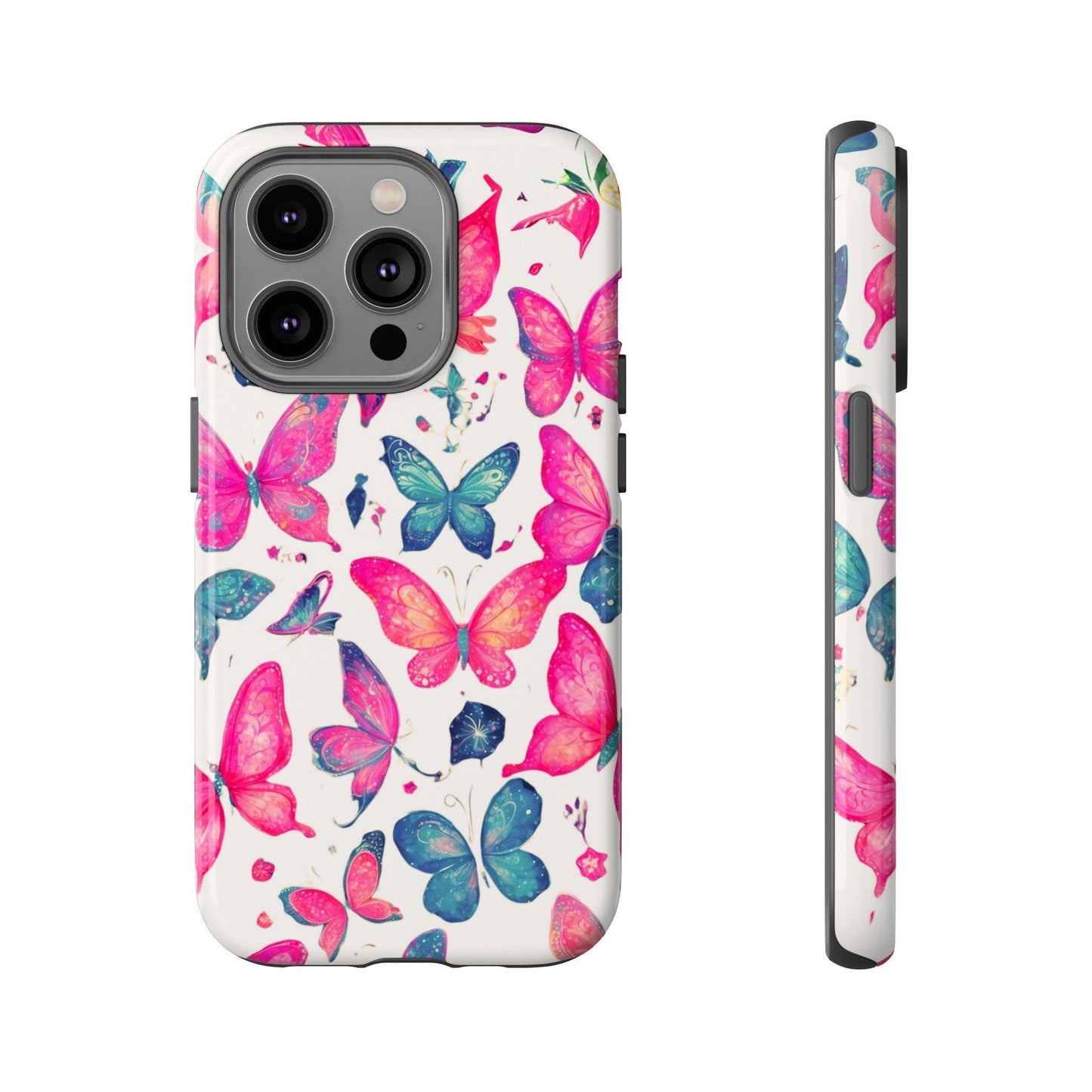 Tough Cellphone Case :" Eclectic Elegance Phone Case Collection" ( Hearts patterns)