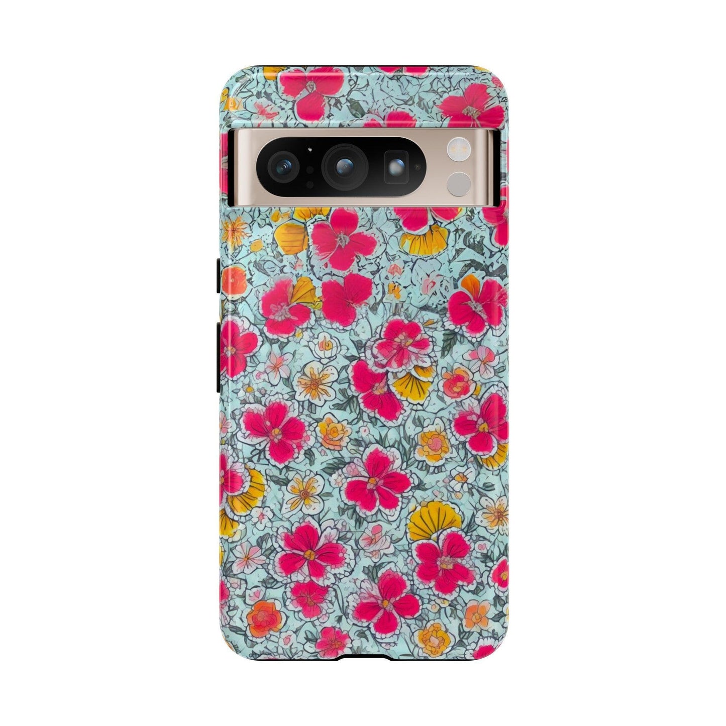 Tough Cellphone Case :" Eclectic Elegance Phone Case Collection" ( Floral patterns)