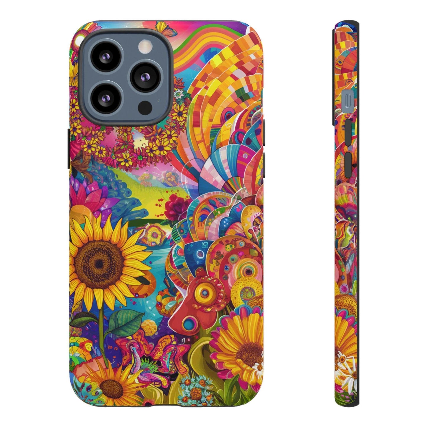 Tough Phone Case :" Eclectic Elegance Phone Case Collection" ( Hippie Style patterns)