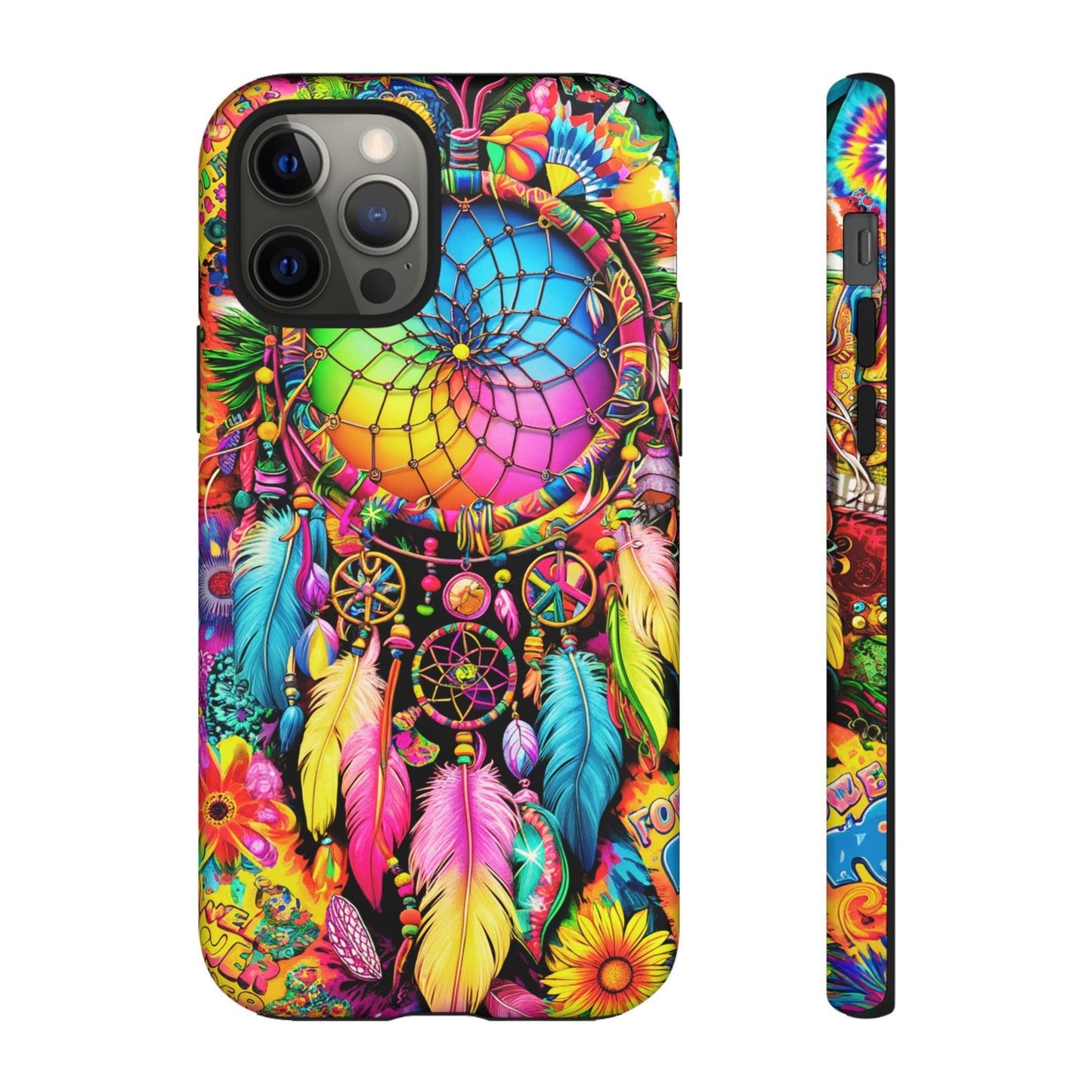 Tough Phone Case :" Eclectic Elegance Phone Case Collection" ( Hippie Style patterns)