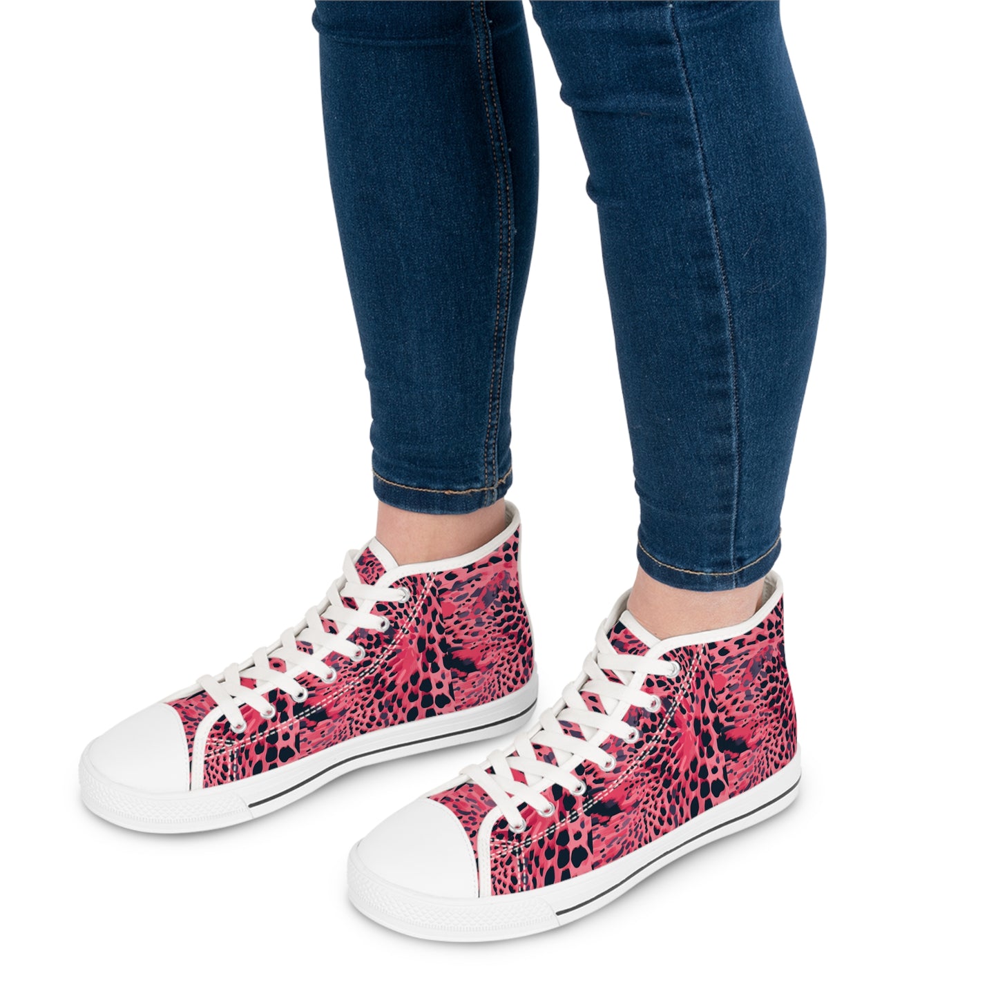 Awesome Animal Print Design High Top Sneakers