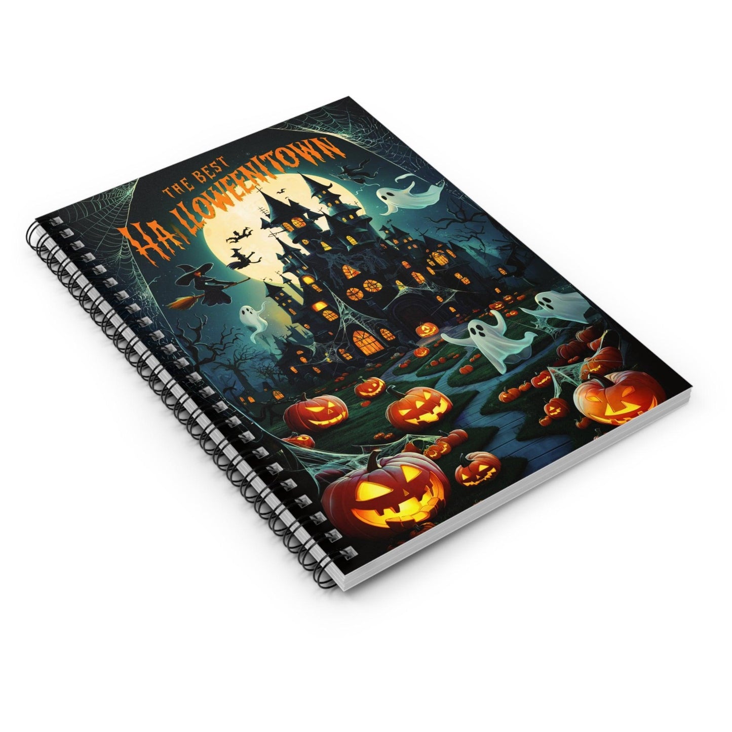 Halloween Town Spiral Notebook - Cosmic Creations by Karen