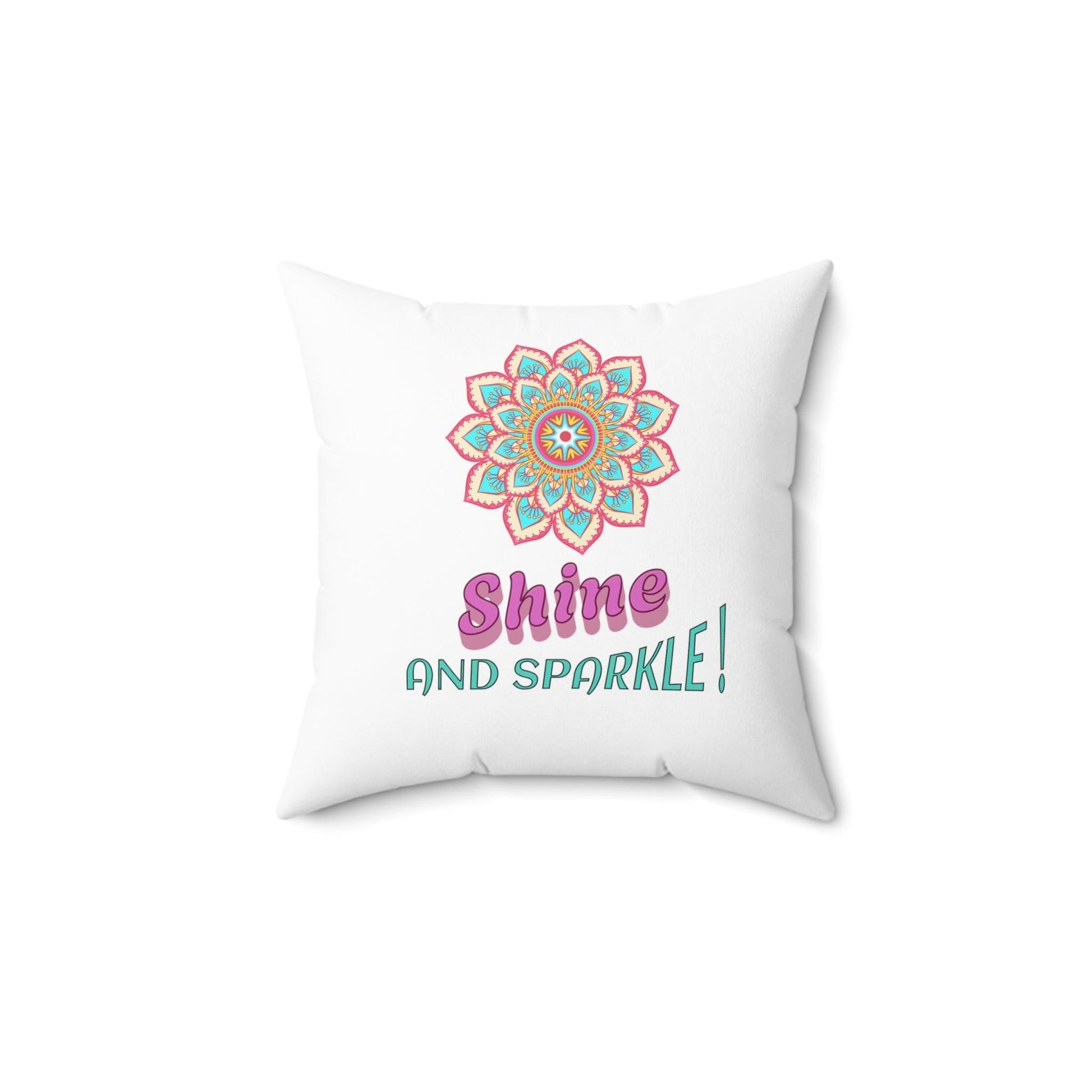 Shine Square Pillow | A Perfect pillow to rest, home decor pillow for gift - Cosmic Creations by Karen