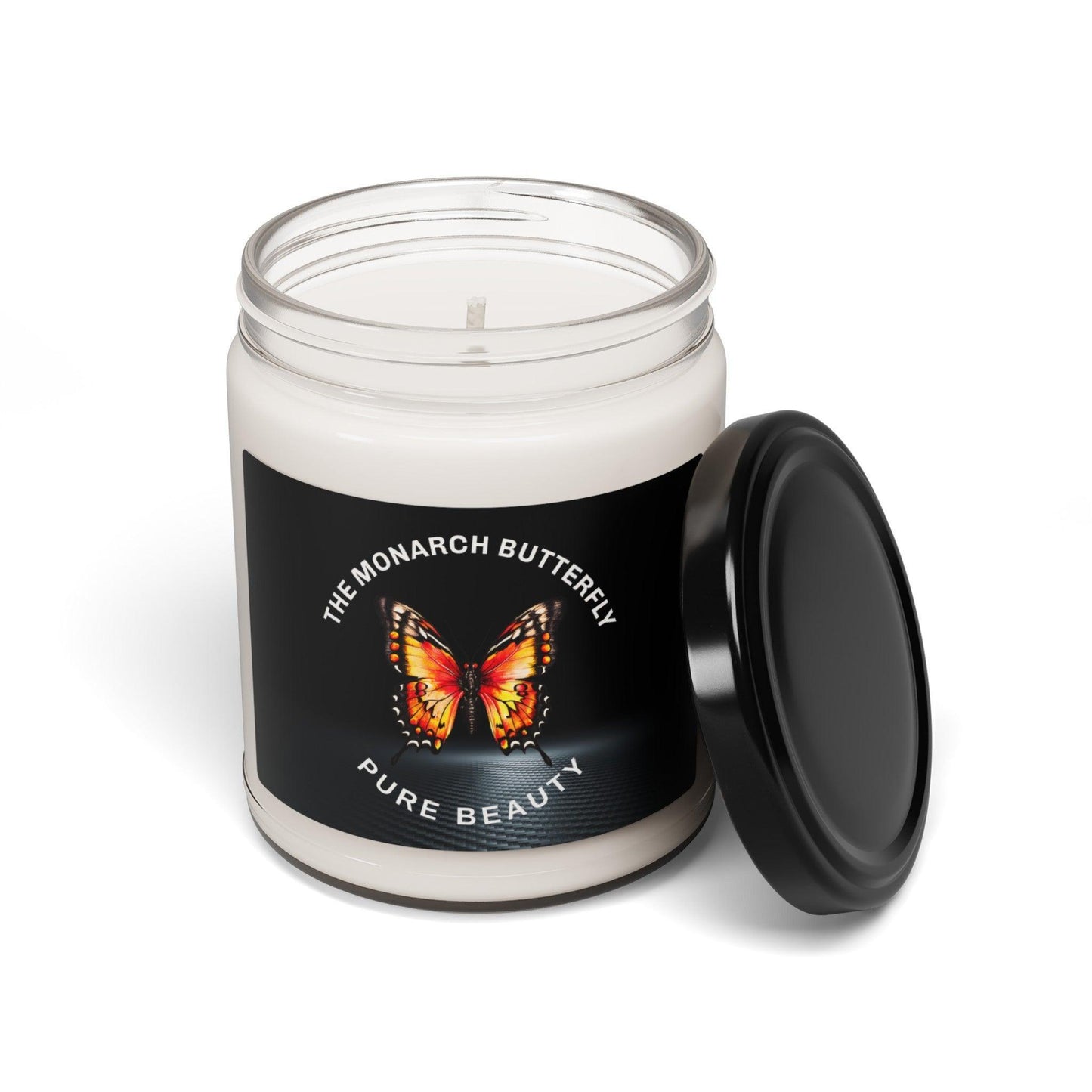 Monarch Butterfly Serenity Candle (Scented Soy Candle, 9oz ) - Cosmic Creations by Karen