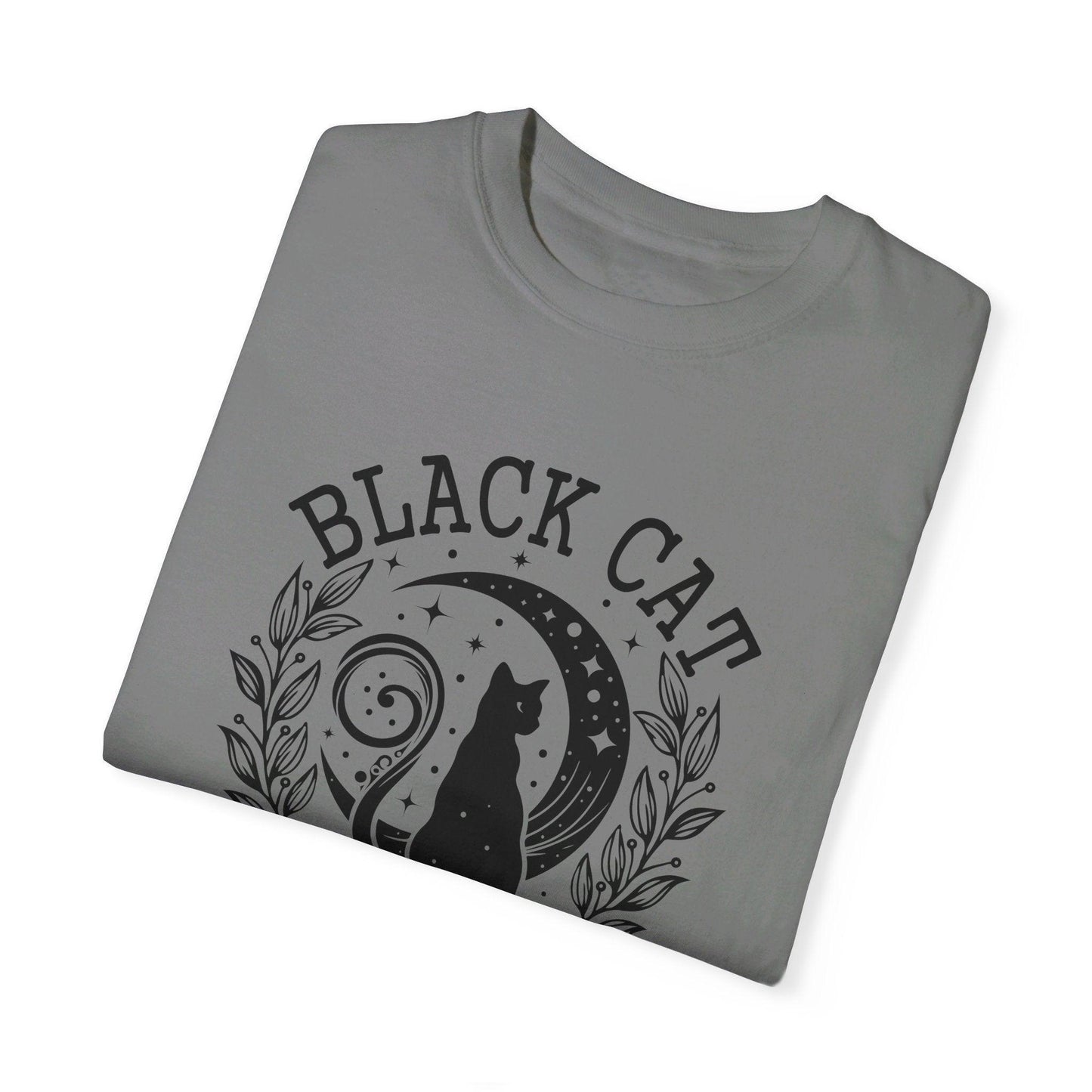 Black Cat Social Club Garment-Dyed T-Shirt - Cosmic Creations by Karen