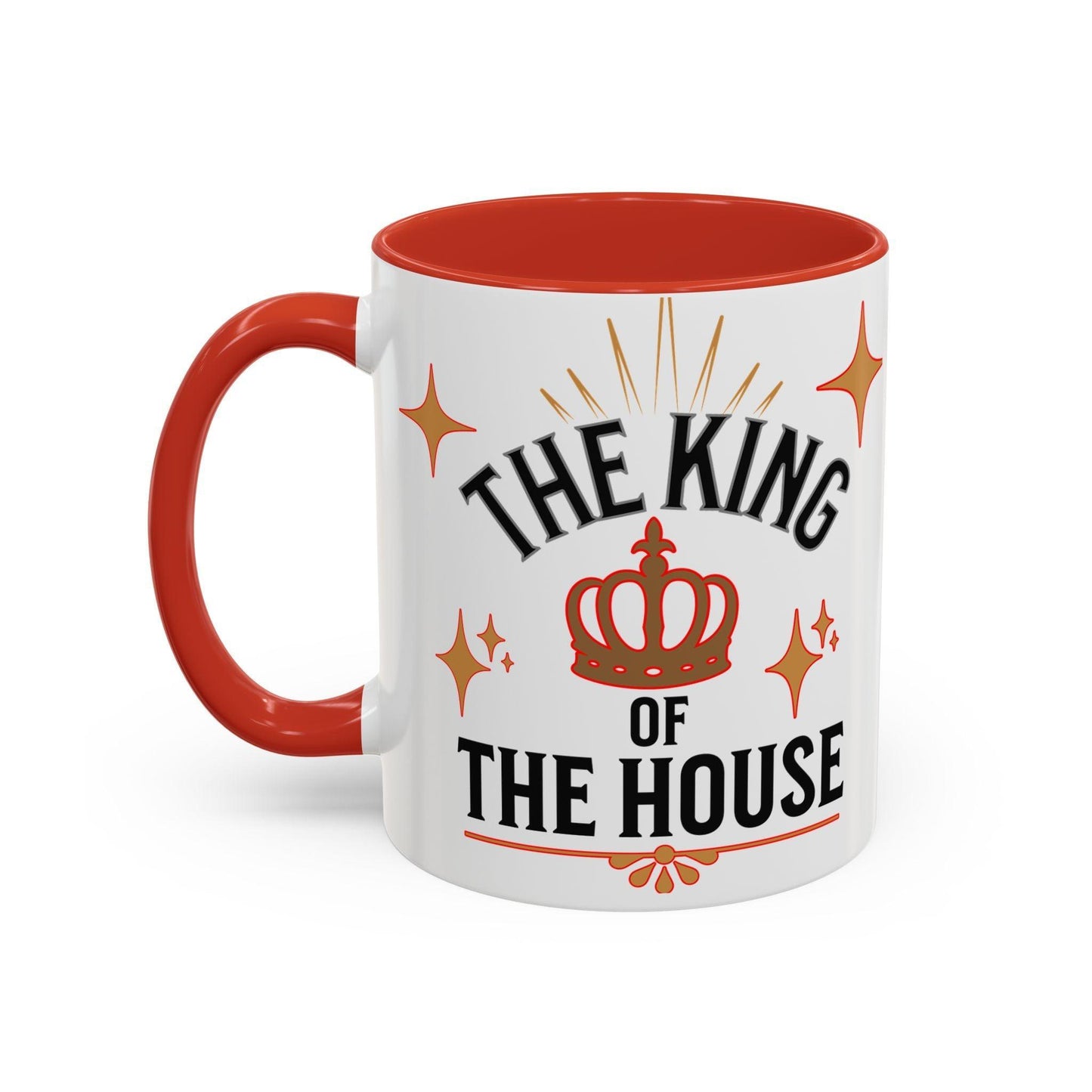 Royal Accent Coffee Mug   (11, 15oz)  " Dad, The King of the House Collection"