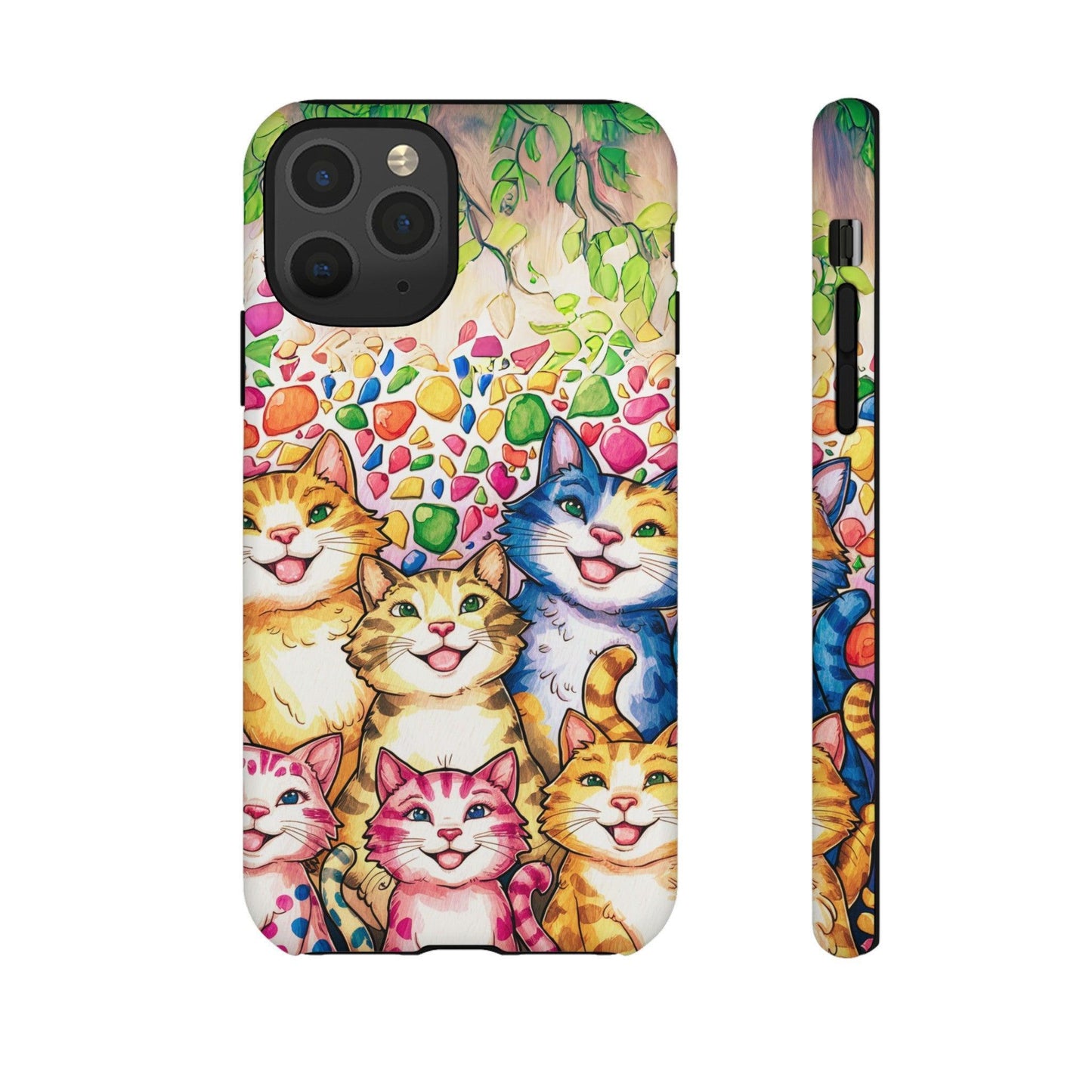 Cat Lovers Collection Tough Cellphone Case - Cosmic Creations by Karen