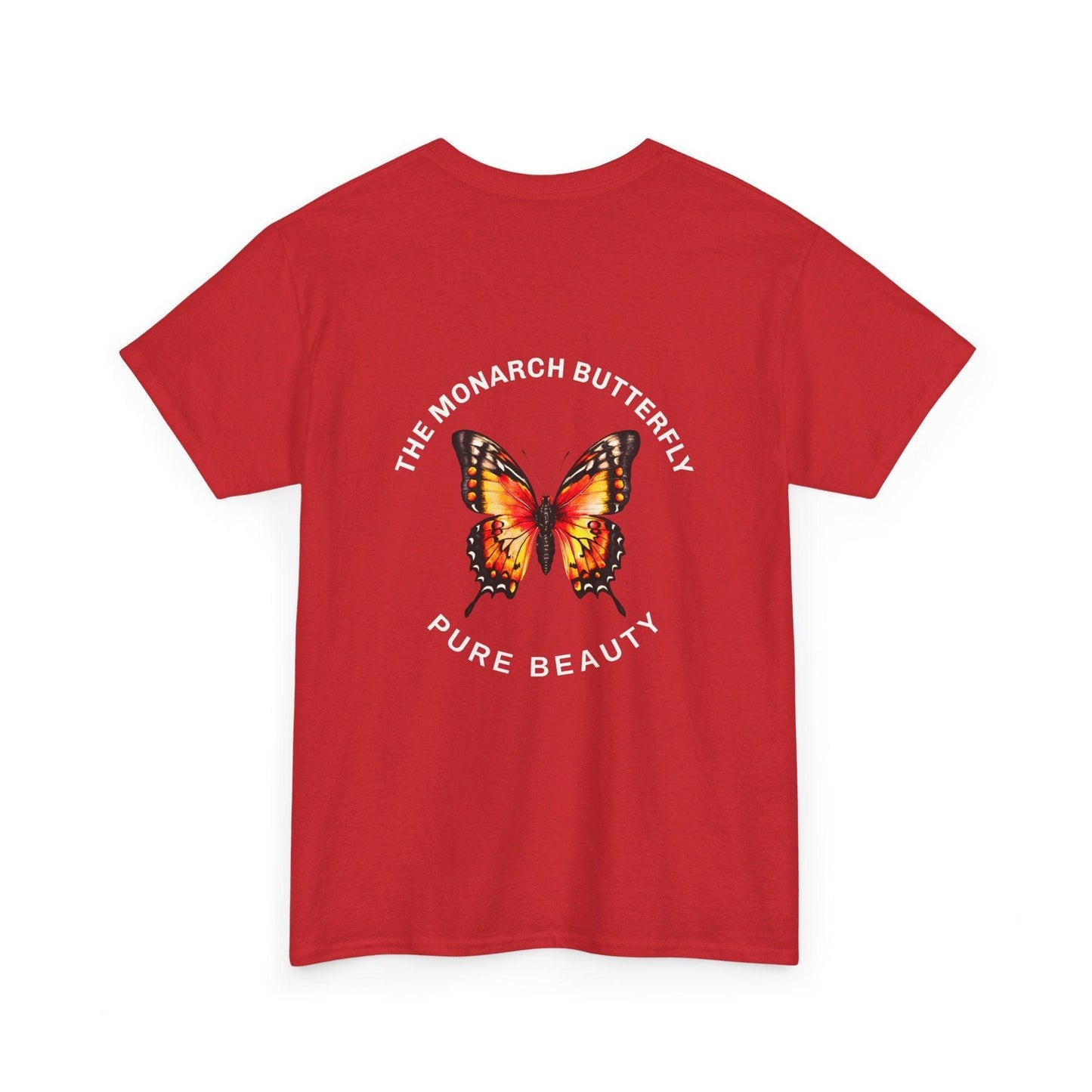 Camiseta unisex de algodón pesado: "La colección Mariposa Monarca"