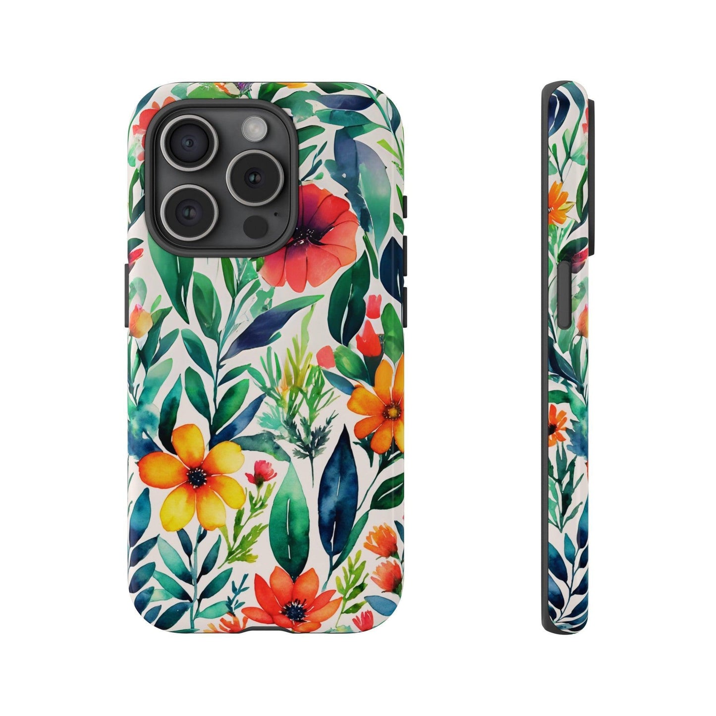 Tough Cellphone Case :" Eclectic Elegance Phone Case Collection" ( Floral patterns)