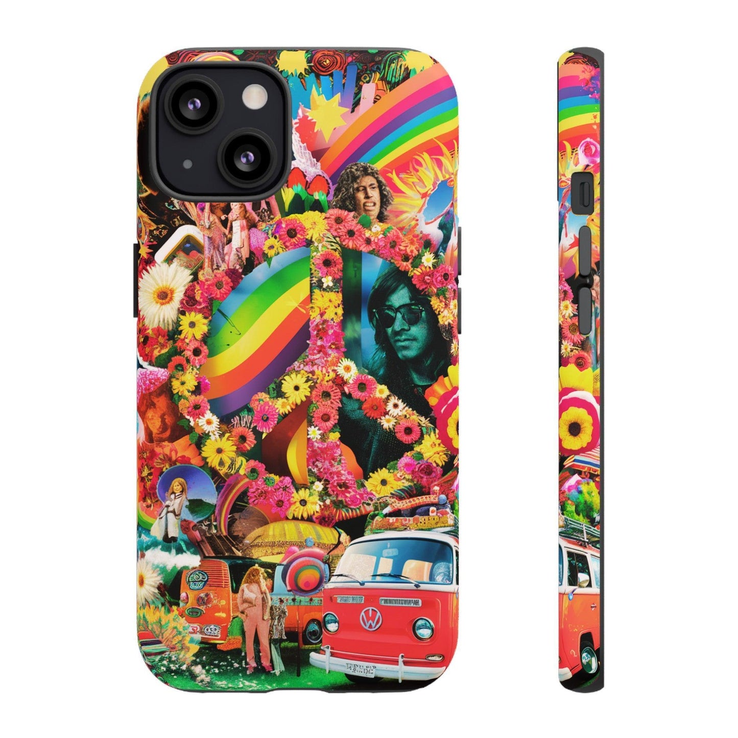 Tough Phone Case :" Eclectic Elegance Phone Case Collection" ( Hippie Style patterns)