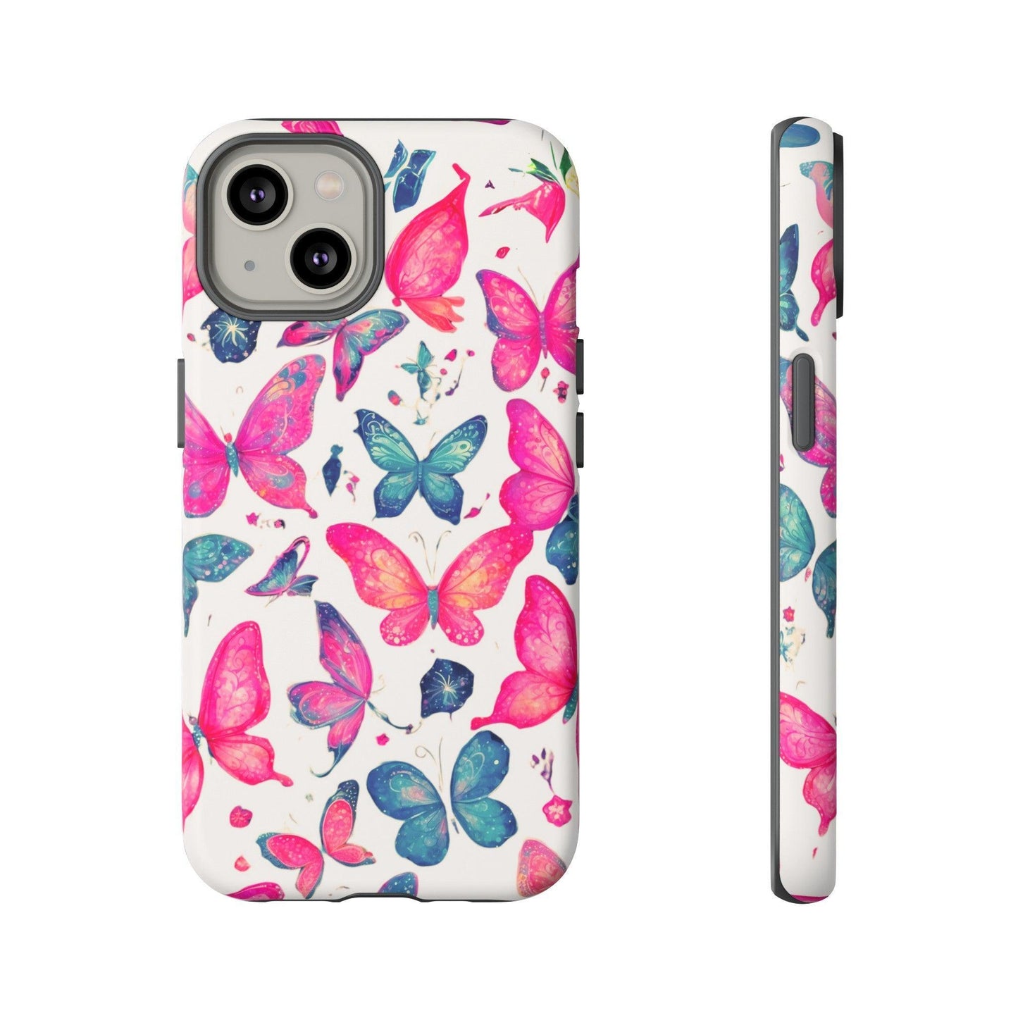 Tough Cellphone Case :" Eclectic Elegance Phone Case Collection" ( Hearts patterns)