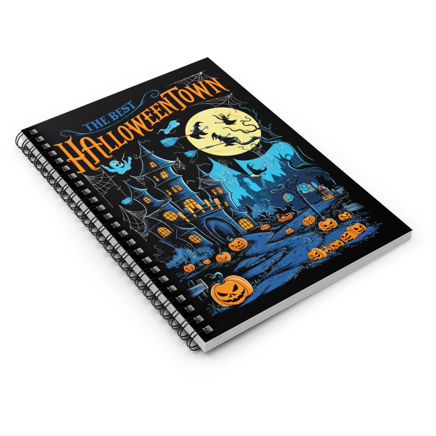 Halloween Town Spiral Notebook - Cosmic Creations by Karen