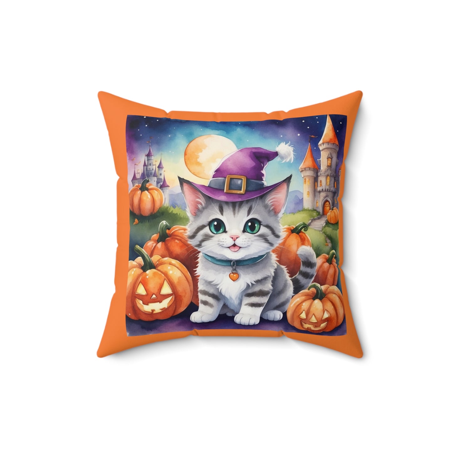 Cute cat  Square Pillow