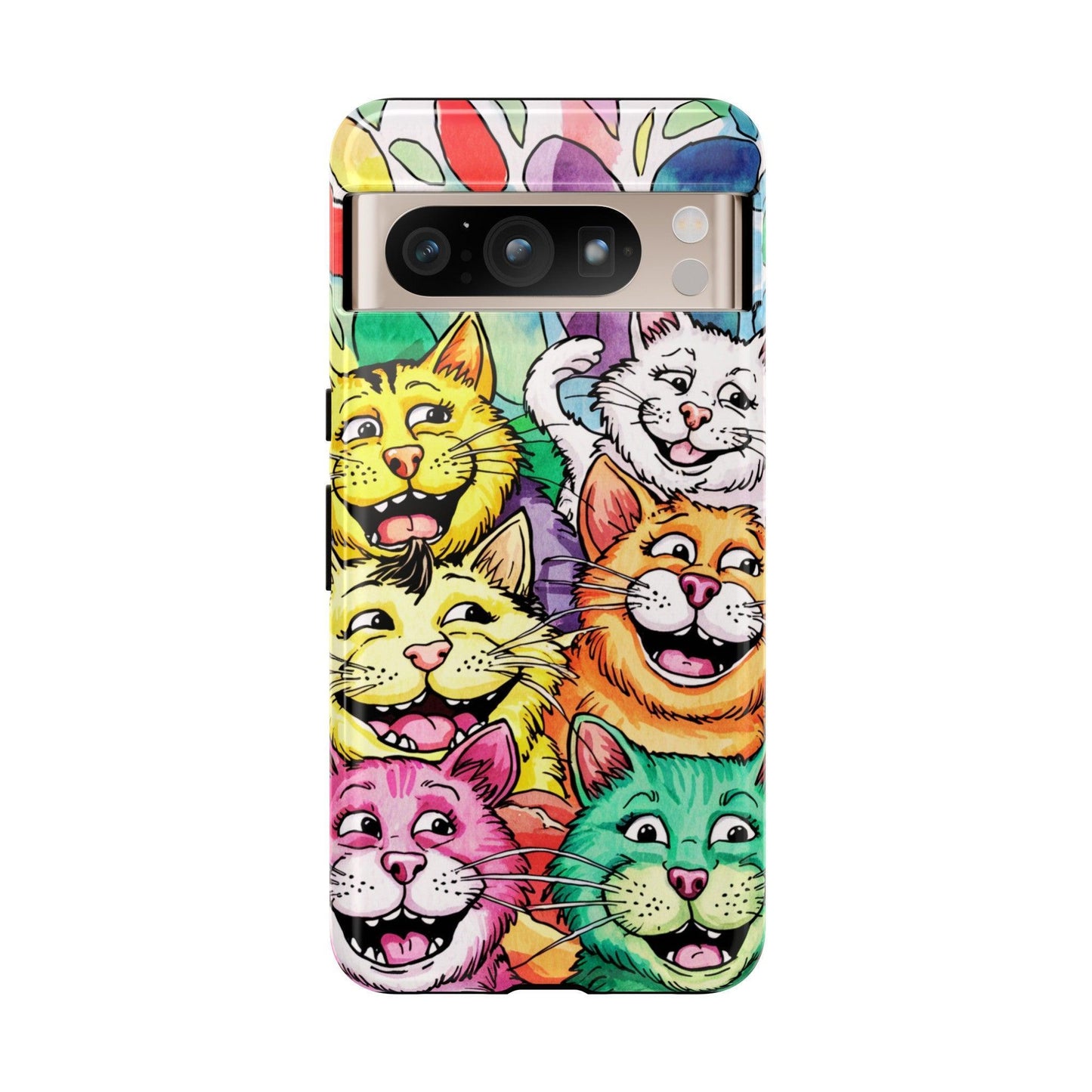 Cat Lovers Collection Tough Cellphone Case - Cosmic Creations by Karen