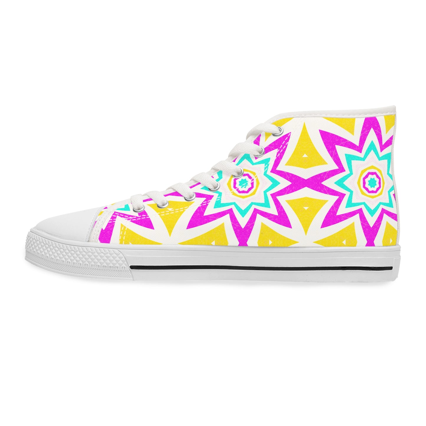 Awesome Abstract Design High Top Sneakers