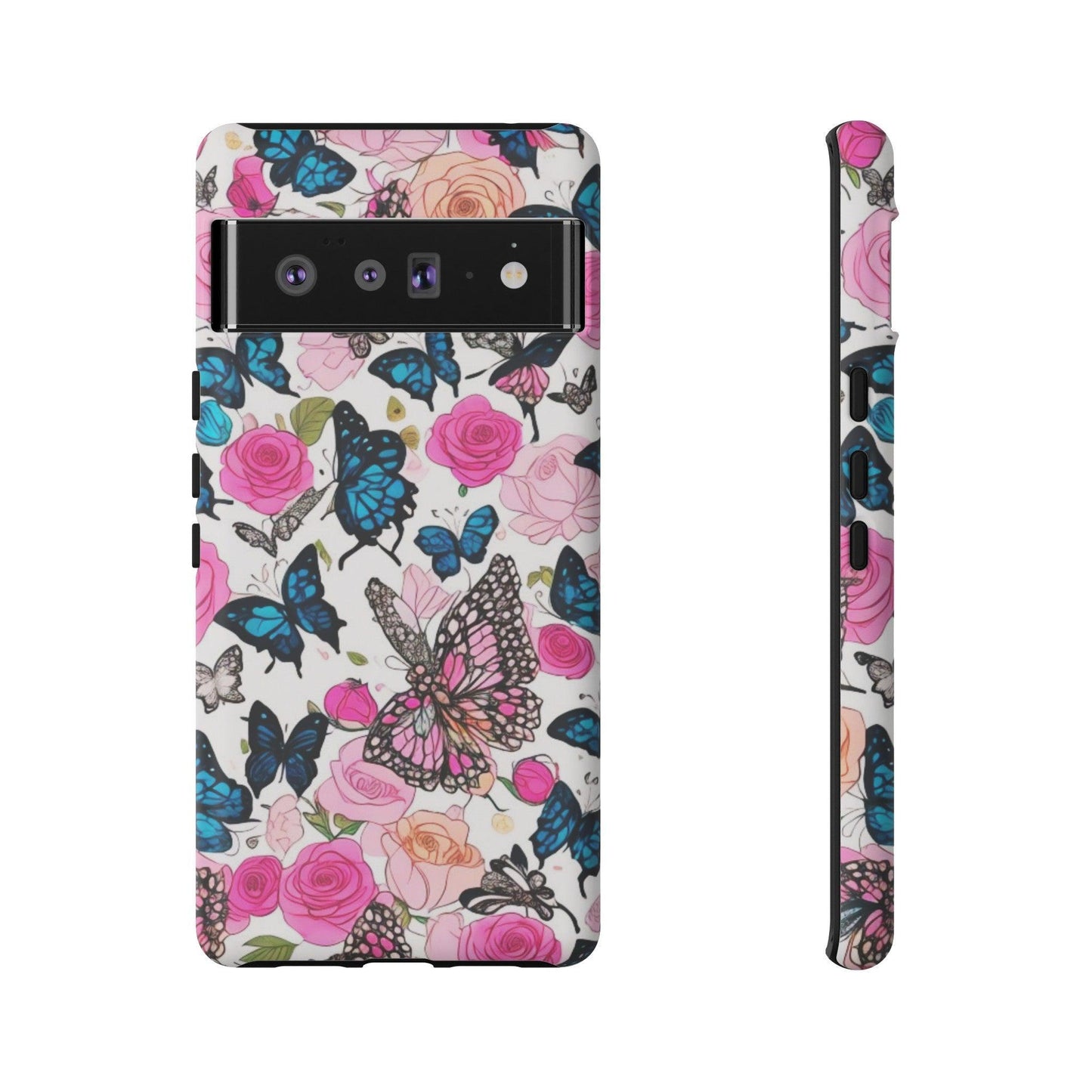 Tough Cellphone Case :" Eclectic Elegance Phone Case Collection" ( Floral patterns)