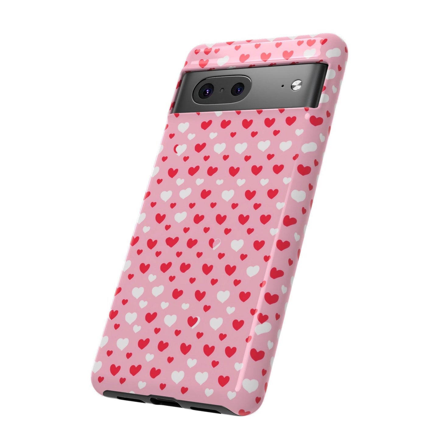 Tough Phone Case :" Eclectic Elegance Phone Case Collection" ( Hearts patterns)