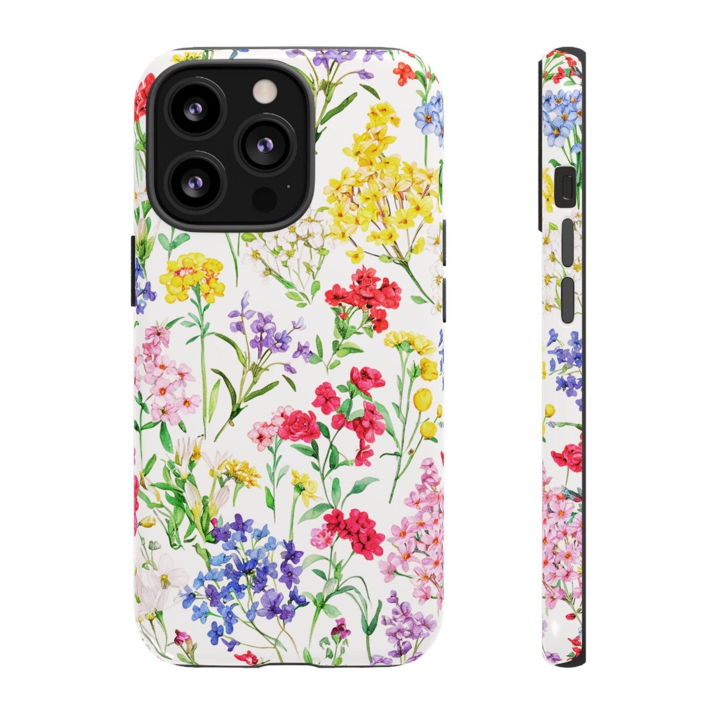 Tough Cellphone Case :" Eclectic Elegance Phone Case Collection" ( Floral patterns)