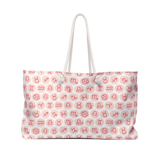 Astrology Symbols Design Weekender Bag